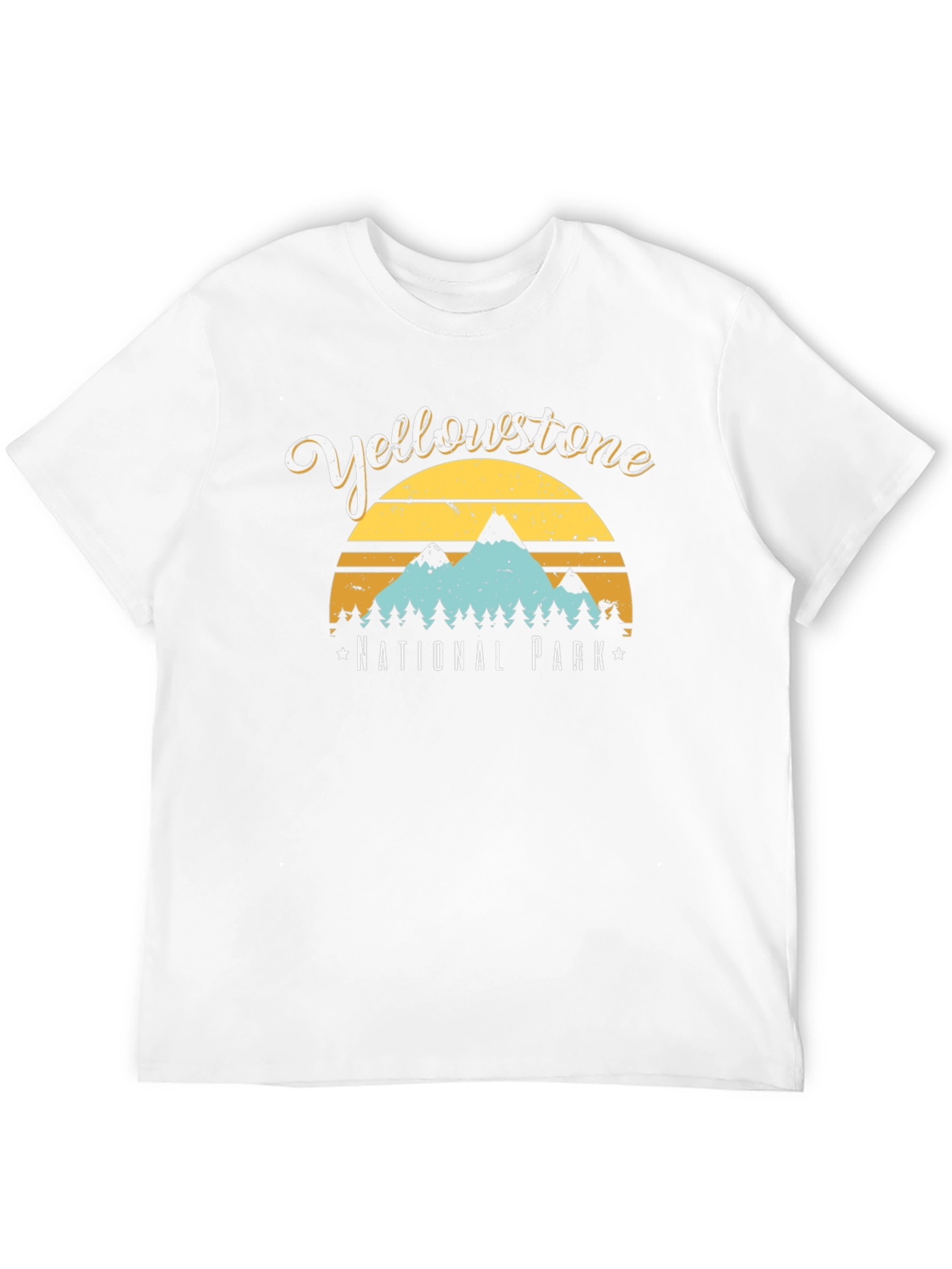 Yellowstone National Park Graphic Tee - Black