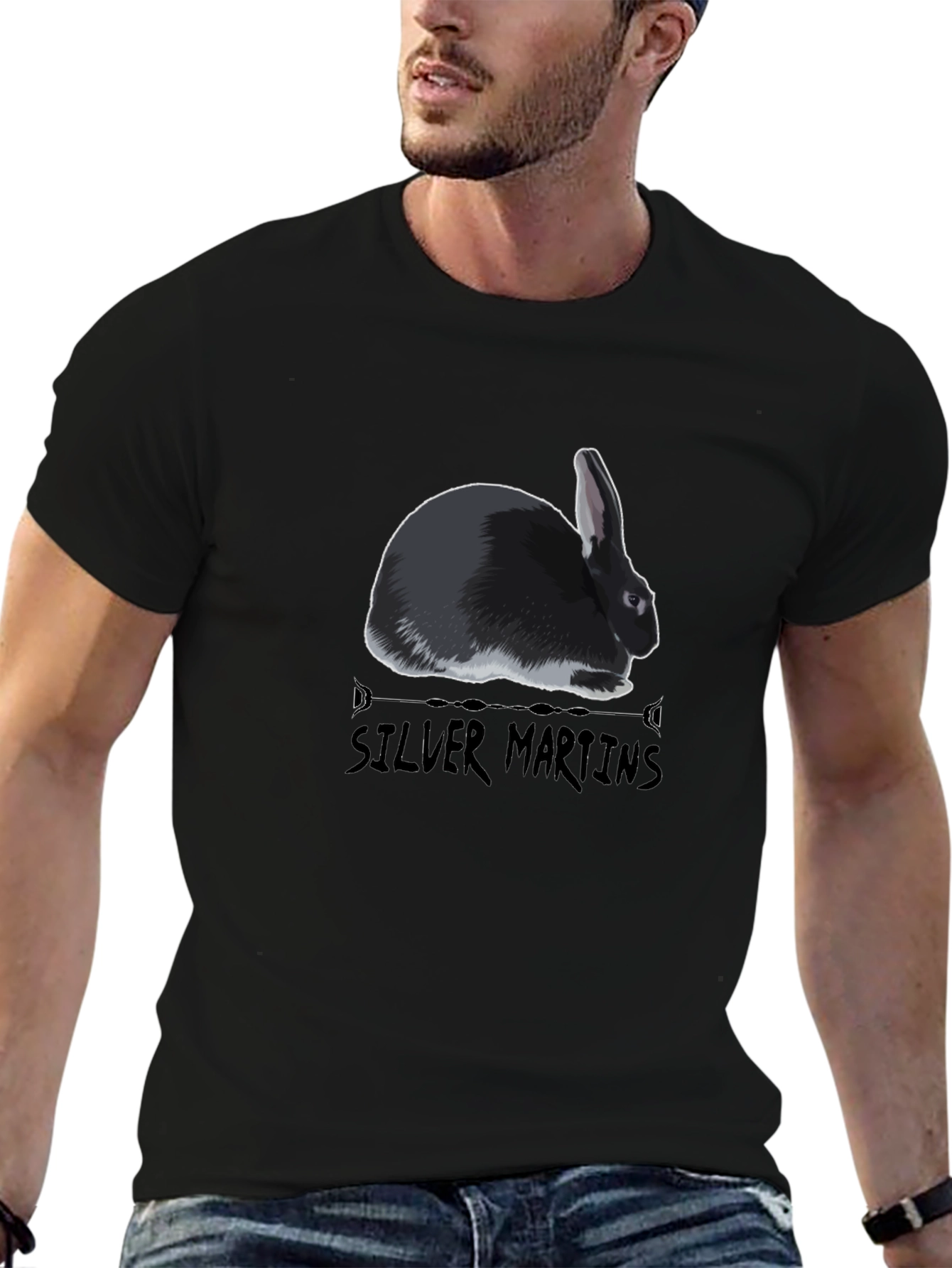 Silver Martins Rabbit Graphic Tee