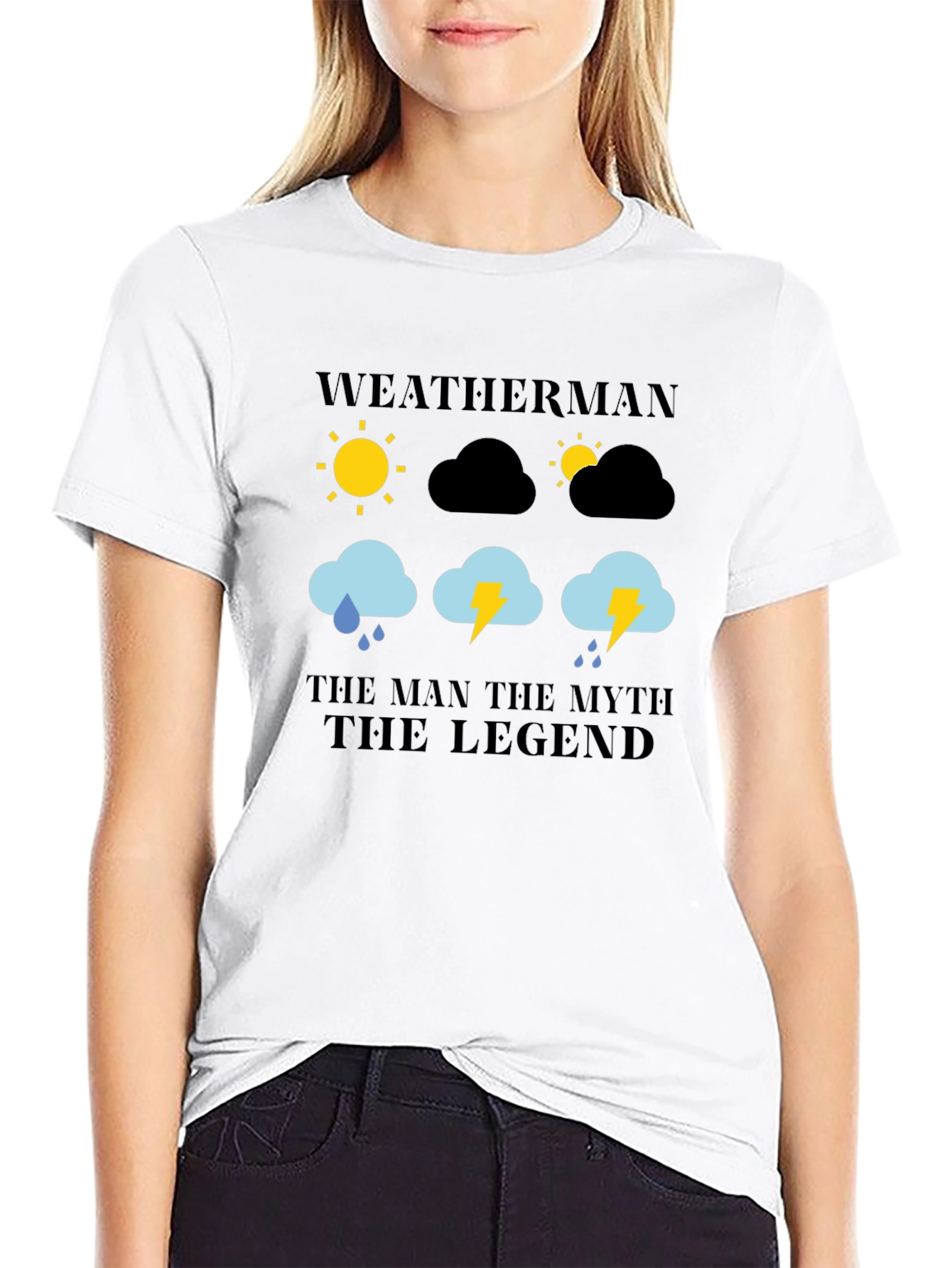 Weatherman: The Man Myth Legend Graphic T-Shirt
