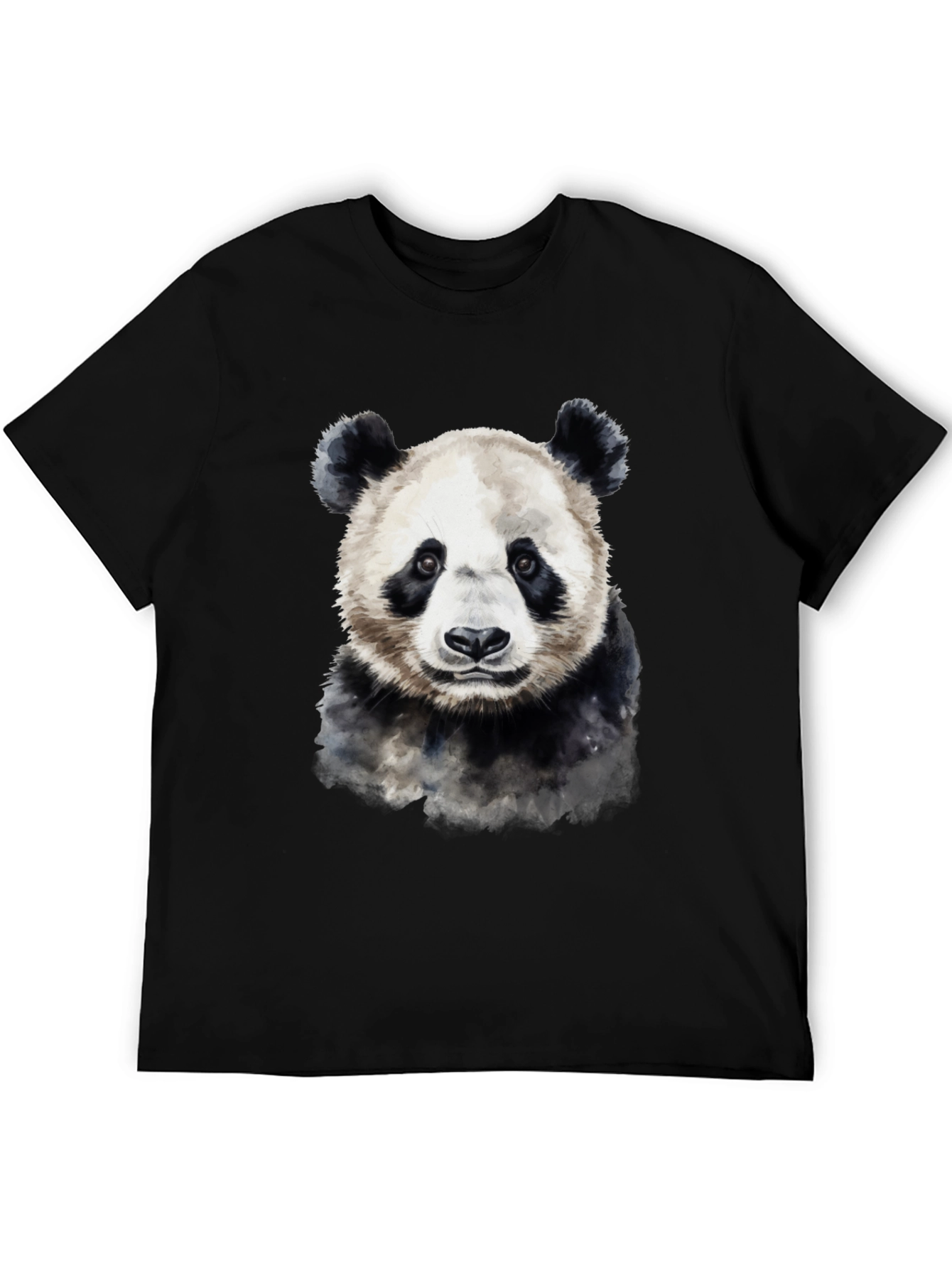 Panda Graphic Black T-Shirt - Soft Cotton Blend