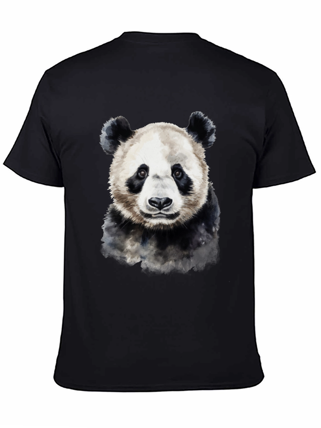 Panda Graphic Black T-Shirt - Soft Cotton Blend