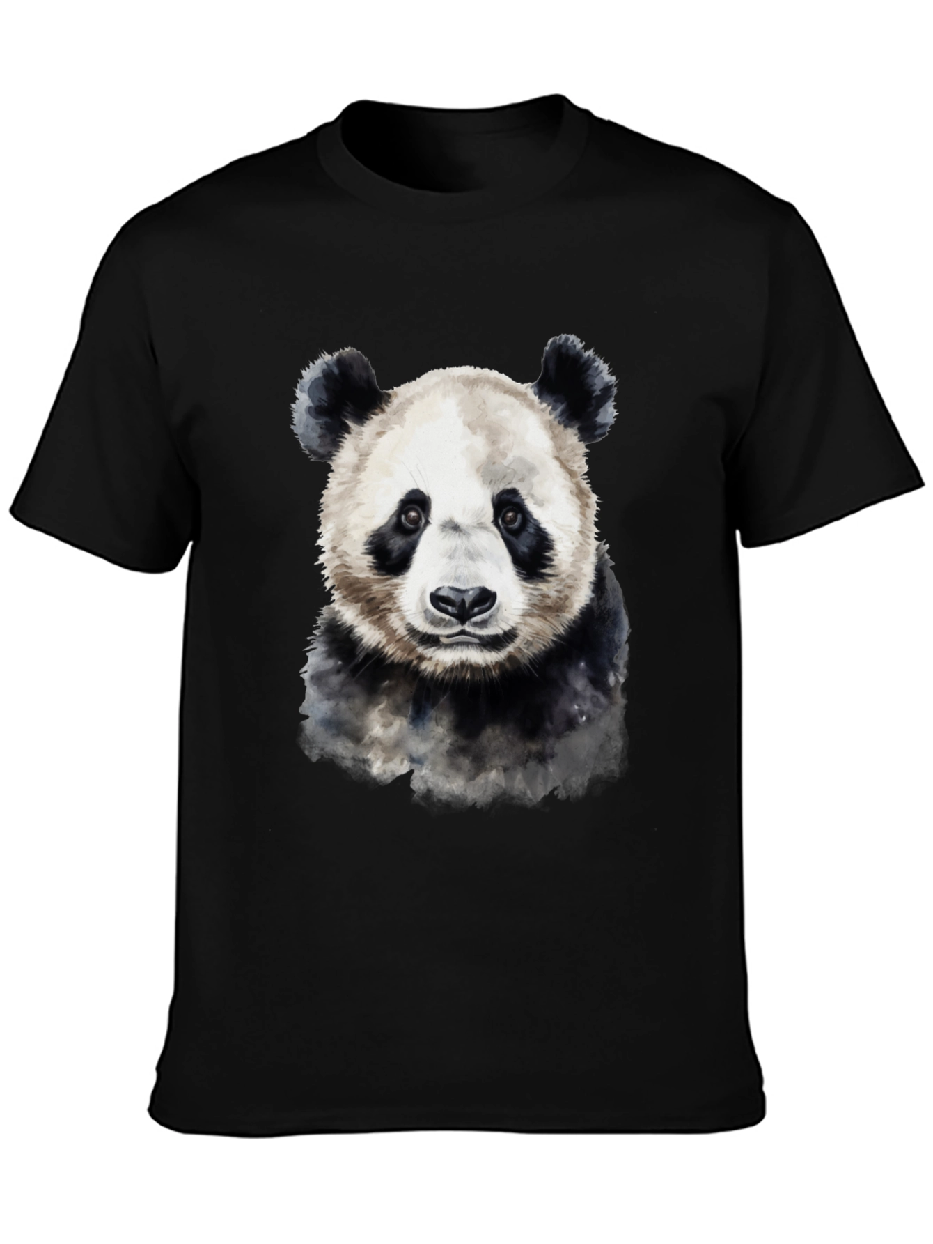 Panda Graphic Black T-Shirt - Soft Cotton Blend