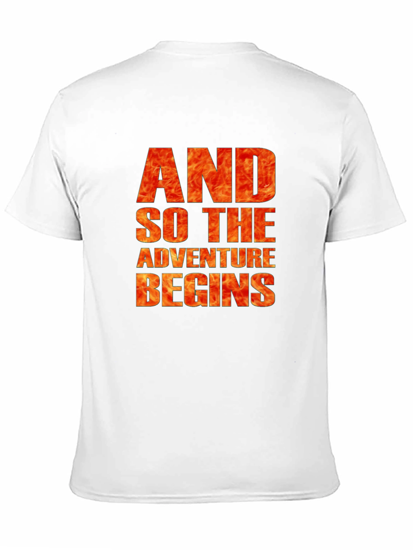 Adventure Begins Graphic Tee - Black