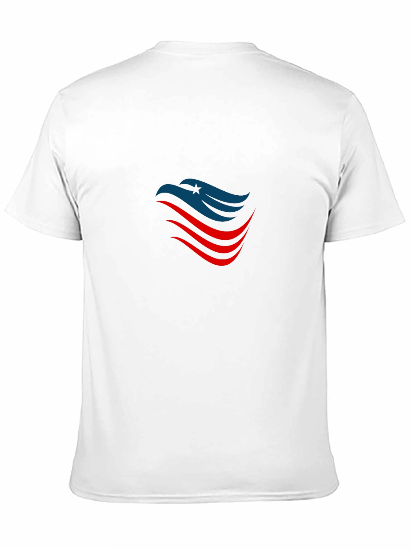 Patriotic Eagle Graphic T-Shirt - Black