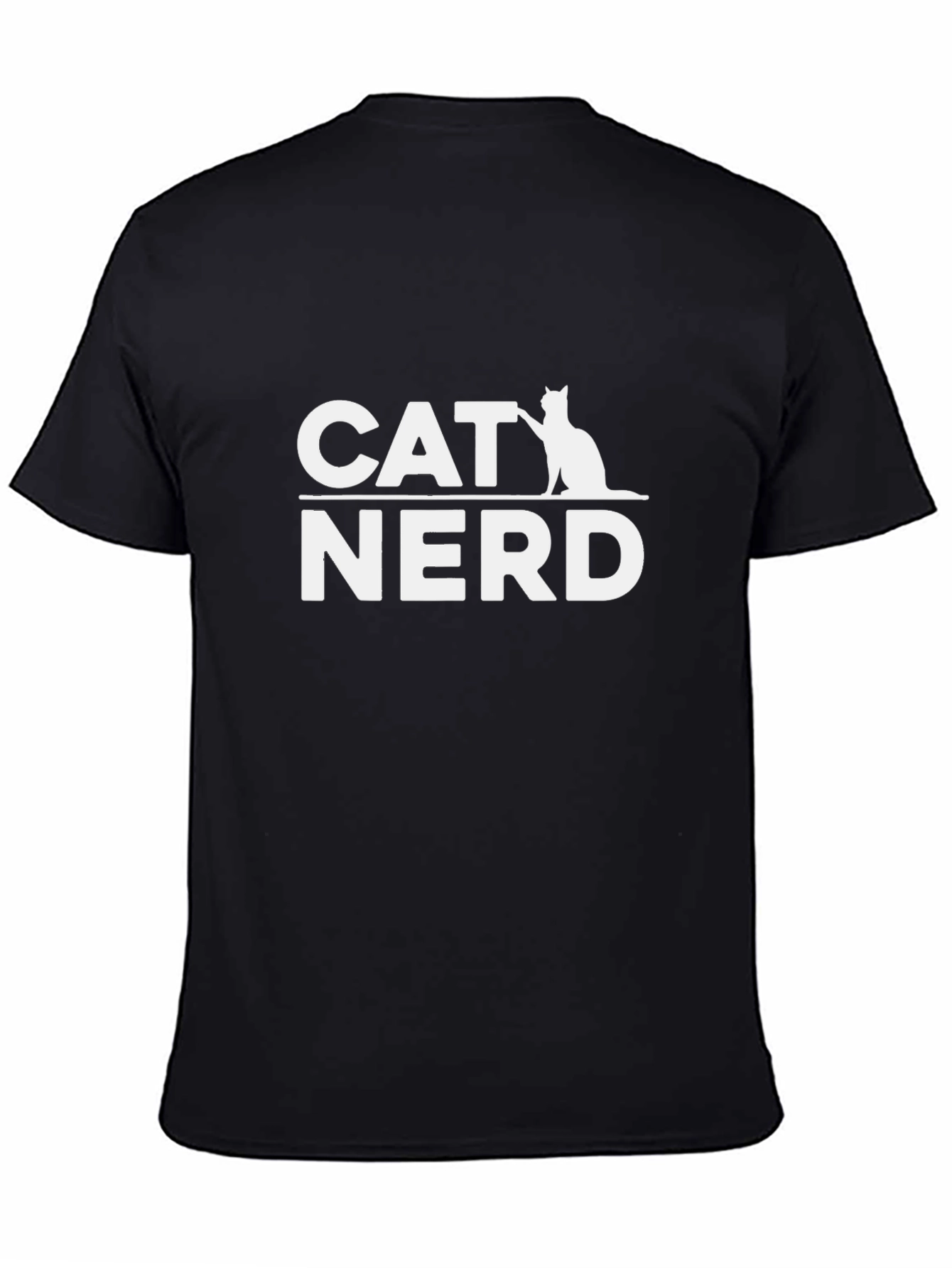 Cat Nerd T-Shirt - Fun Novelty Tee