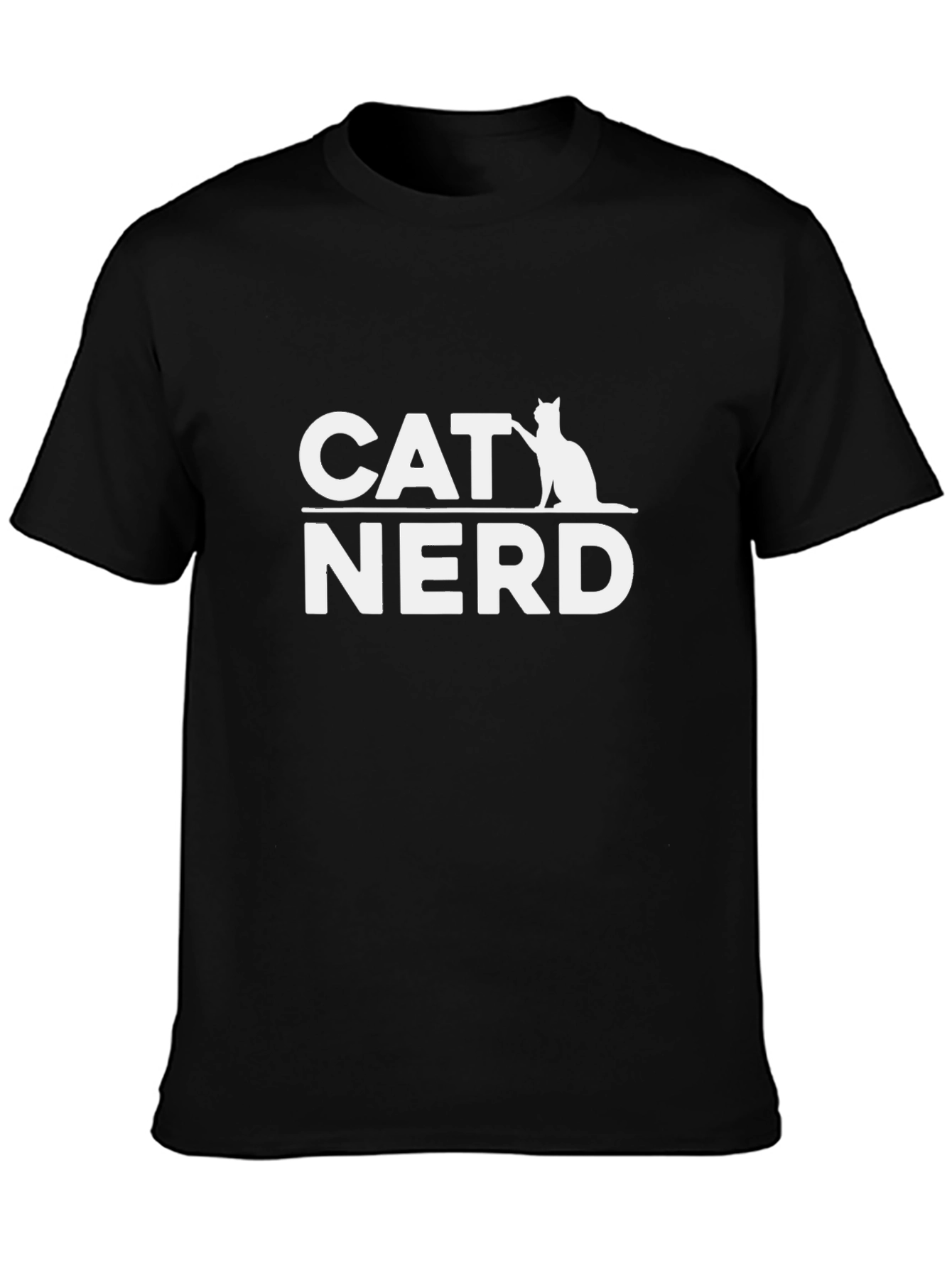 Cat Nerd T-Shirt - Fun Novelty Tee