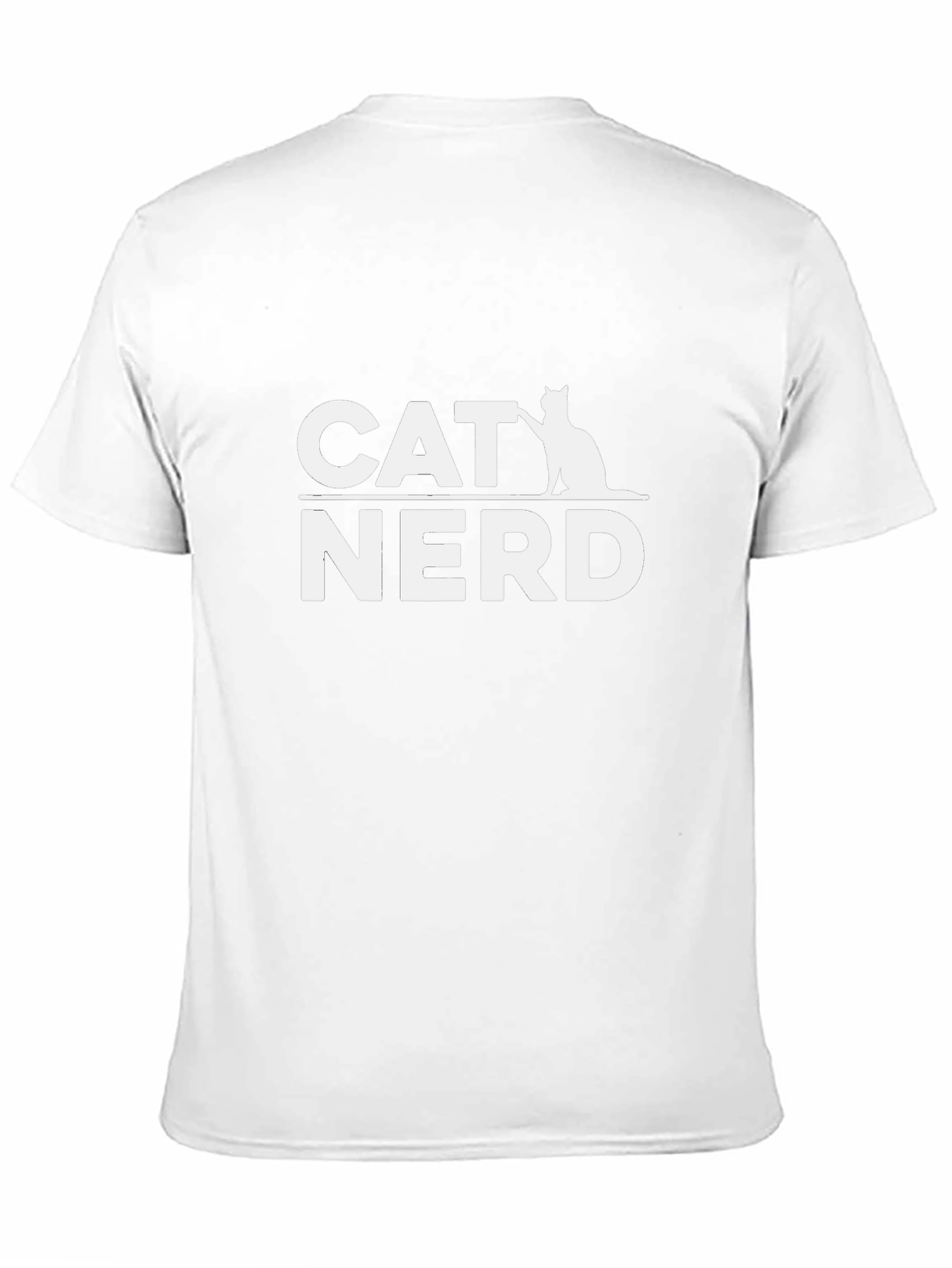 Cat Nerd T-Shirt - Fun Novelty Tee