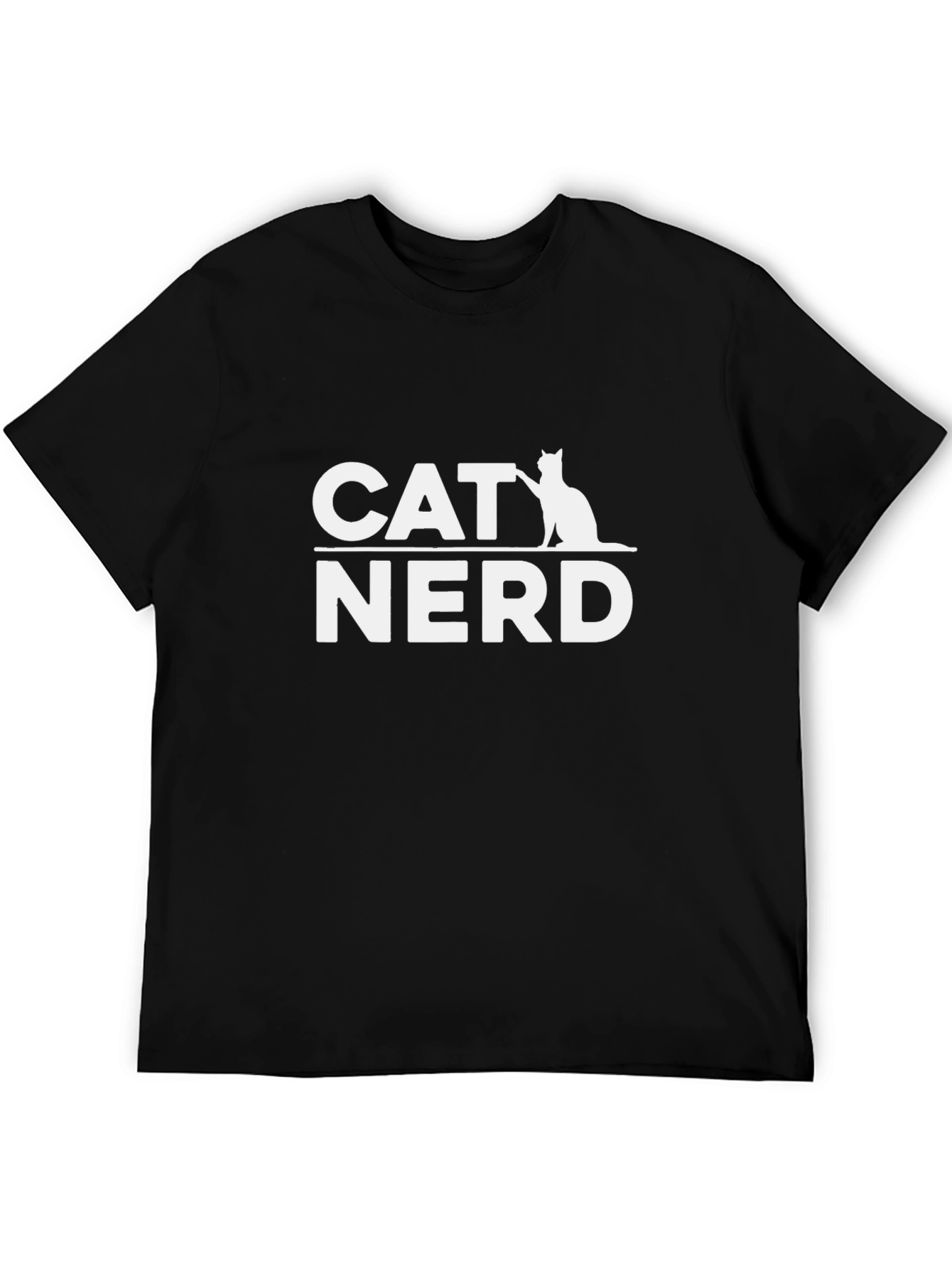 Cat Nerd T-Shirt - Fun Novelty Tee