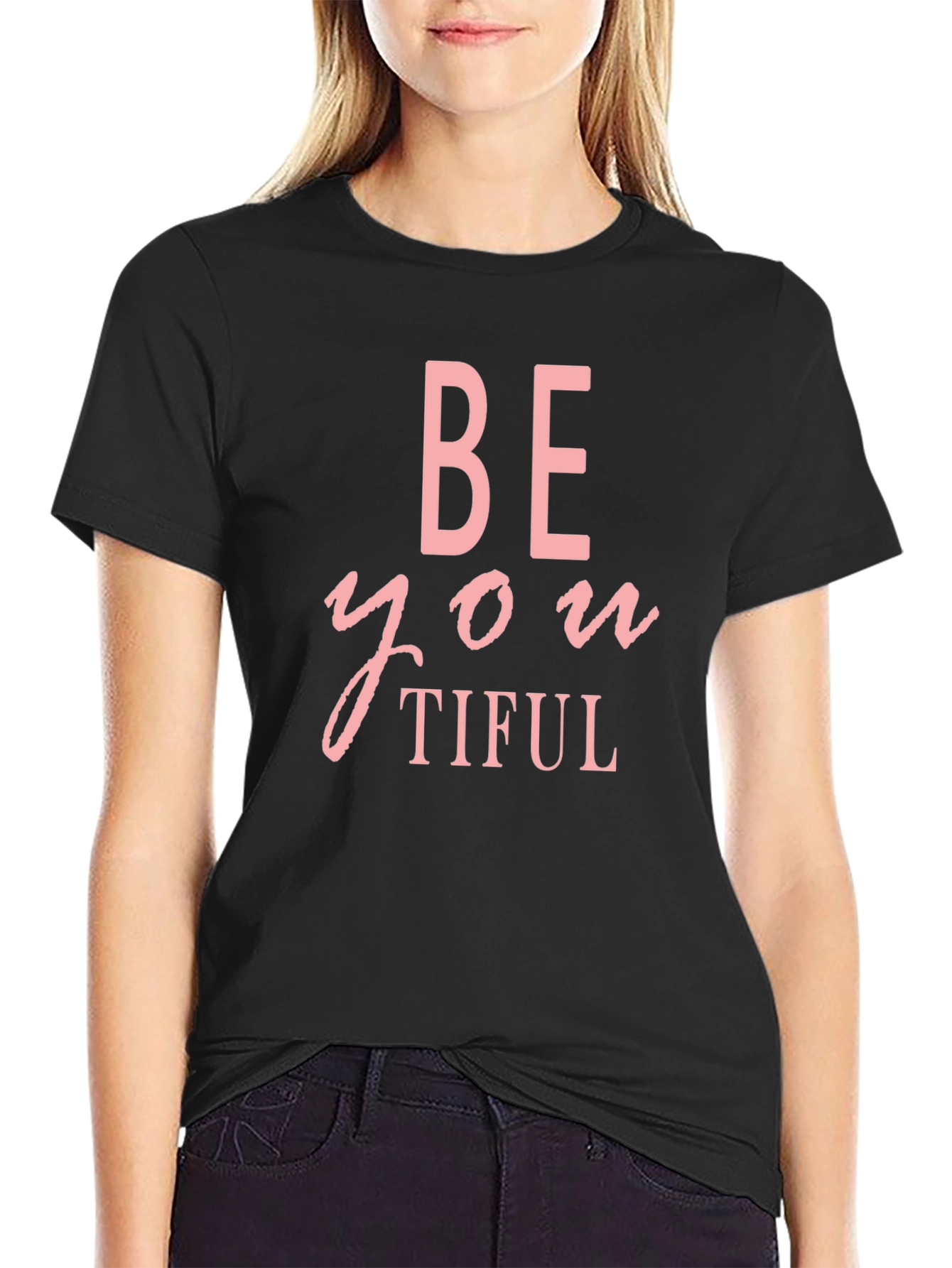 Be-YOU-tiful Graphic T-Shirt - Black