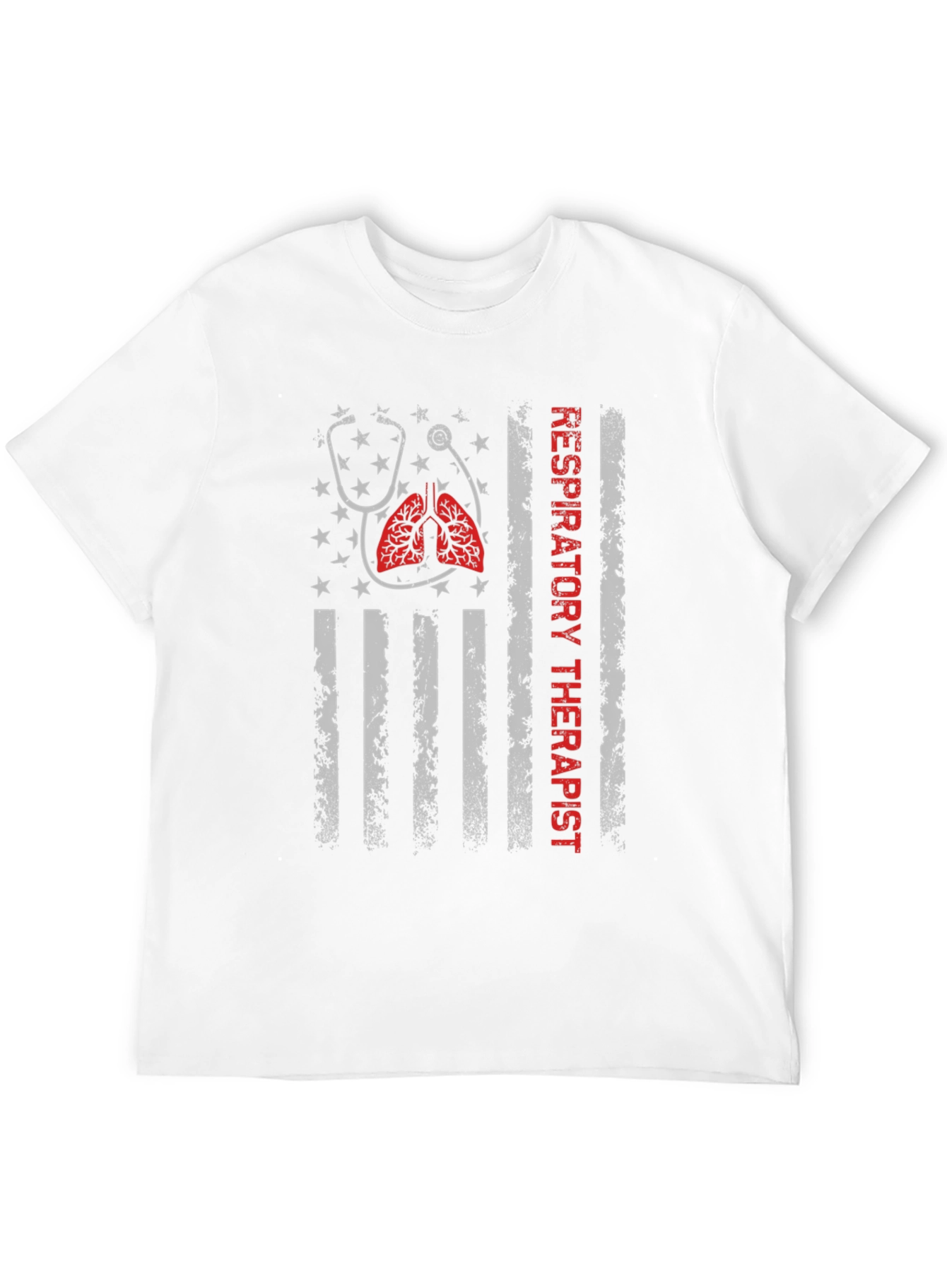 Respiratory Therapist American Flag T-Shirt