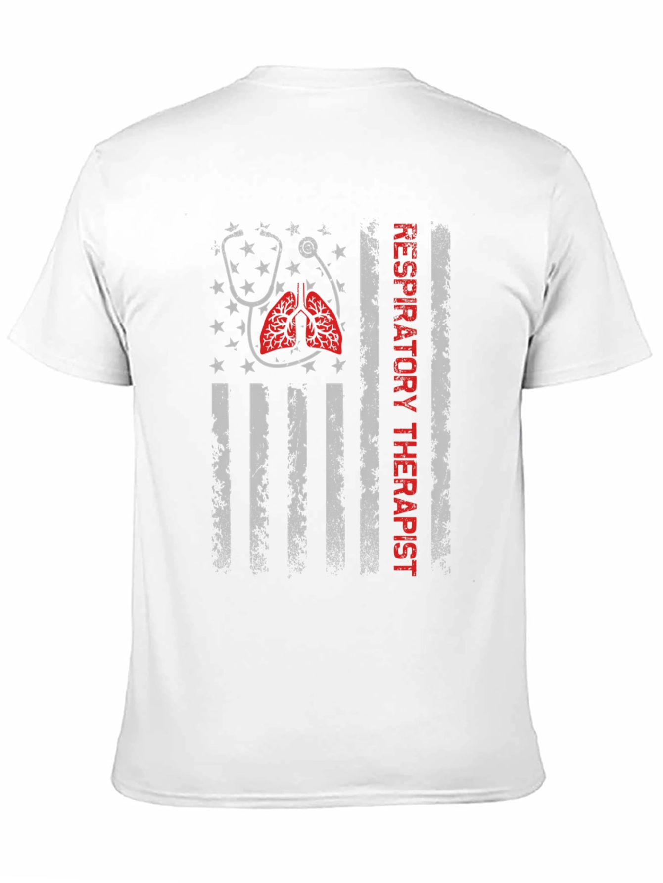 Respiratory Therapist American Flag T-Shirt