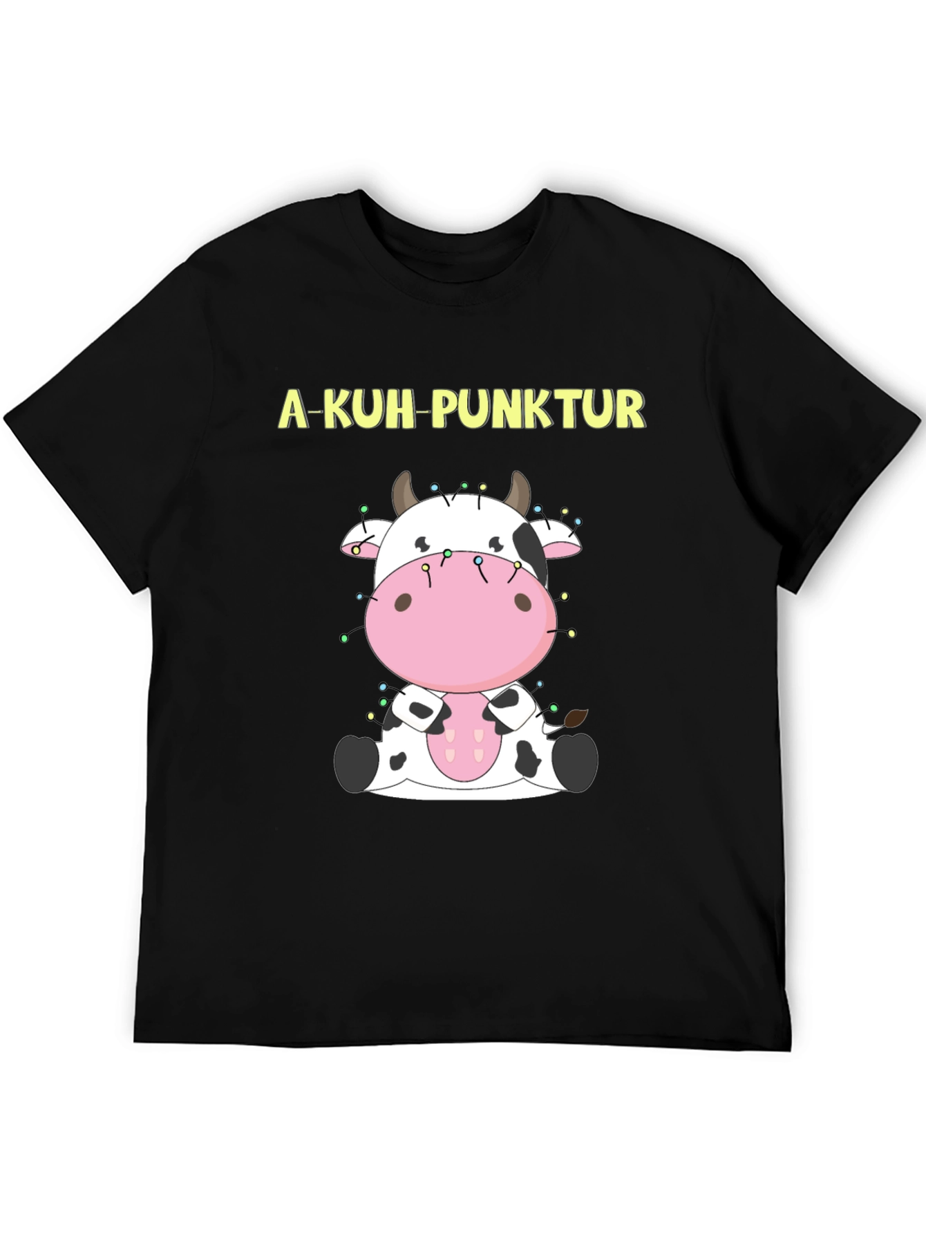 A-Kuh-Punktur Cow Christmas Lights T-Shirt