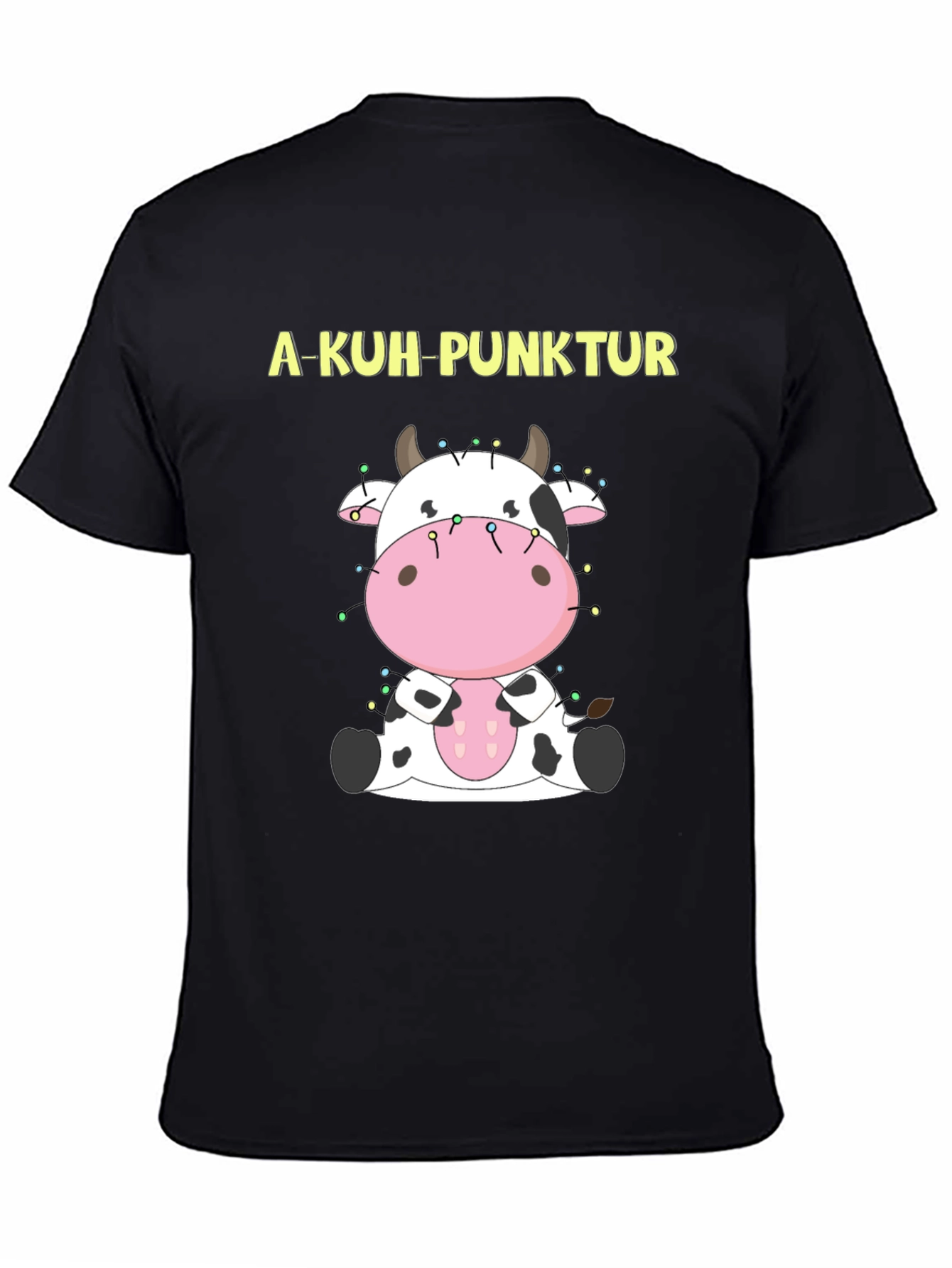 A-Kuh-Punktur Cow Christmas Lights T-Shirt