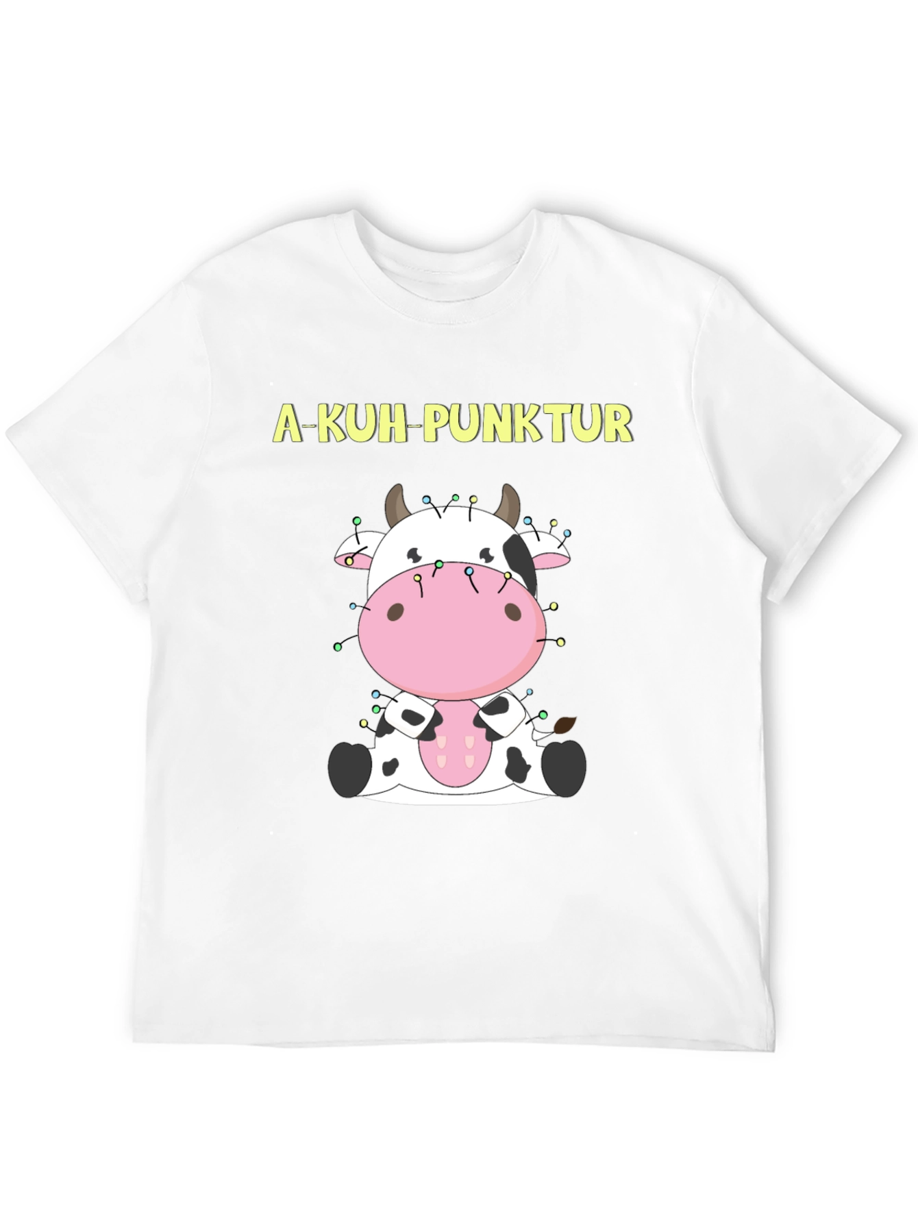 A-Kuh-Punktur Cow Christmas Lights T-Shirt