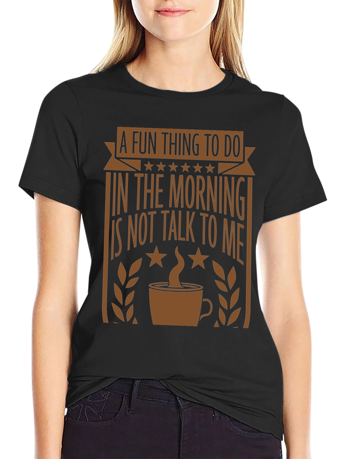 Funny Morning Graphic Tee - Coffee Lovers T-Shirt