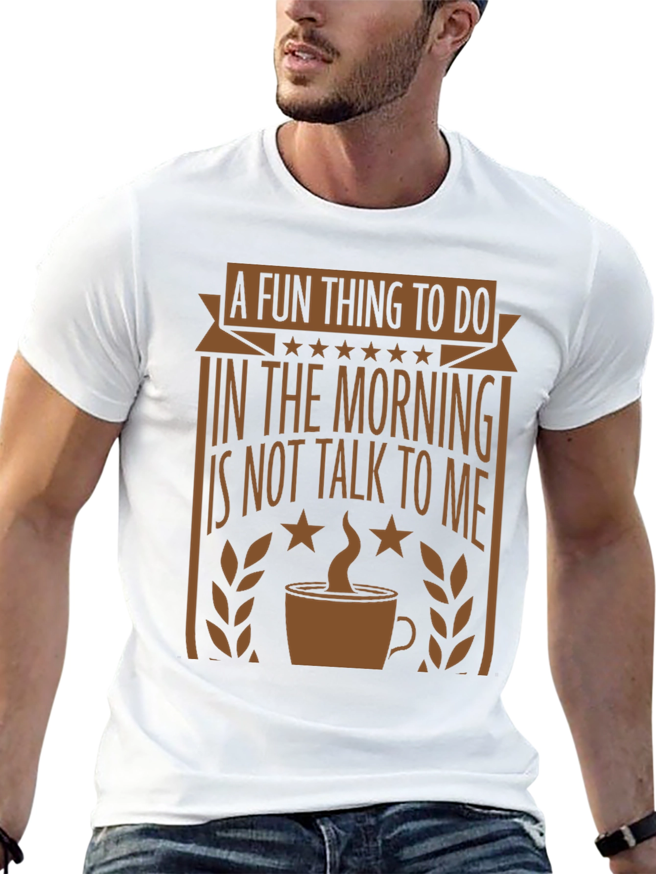 Funny Morning Graphic Tee - Coffee Lovers T-Shirt