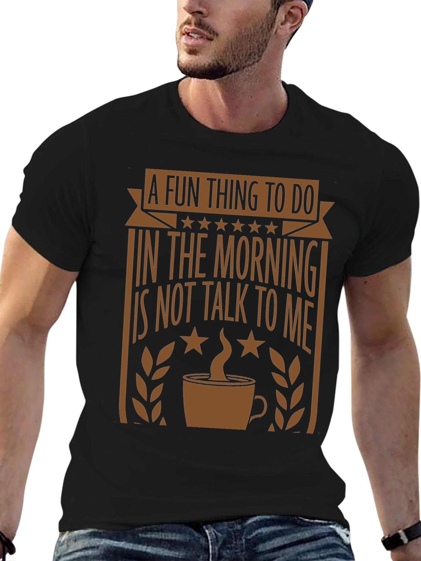Funny Morning Graphic Tee - Coffee Lovers T-Shirt