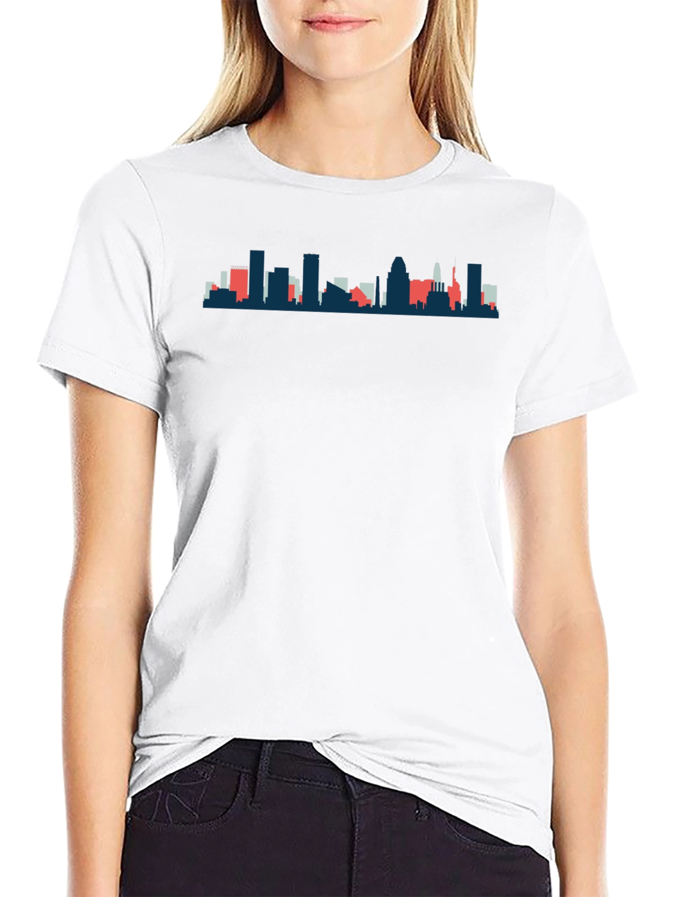 City Skyline Graphic Tee - Modern Comfort