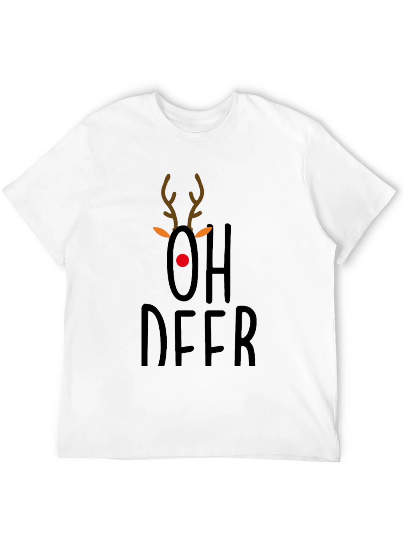 Oh Deer Graphic Tee - Christmas Holiday T-Shirt