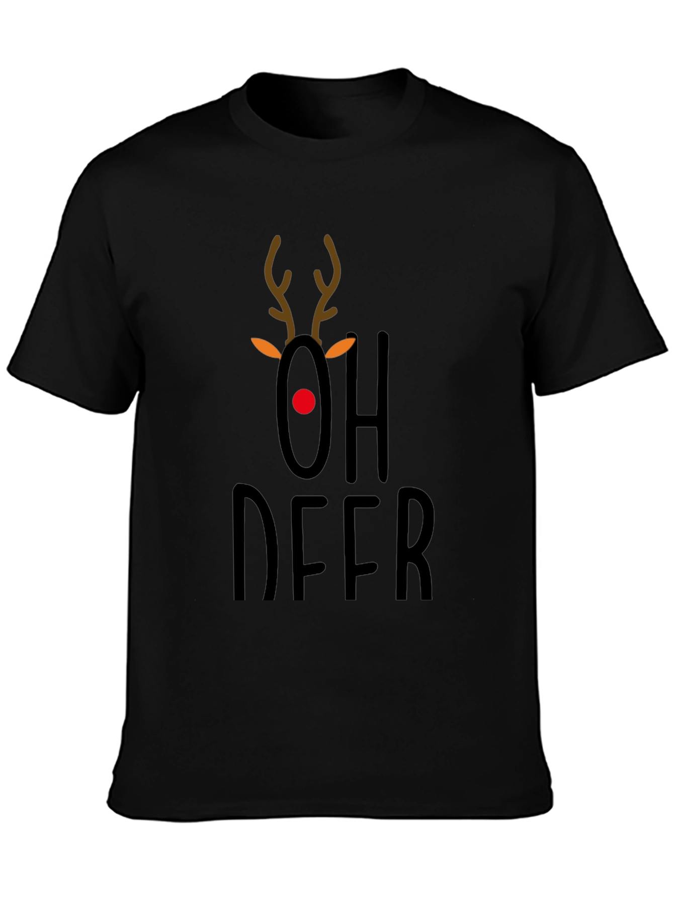 Oh Deer Graphic Tee - Christmas Holiday T-Shirt