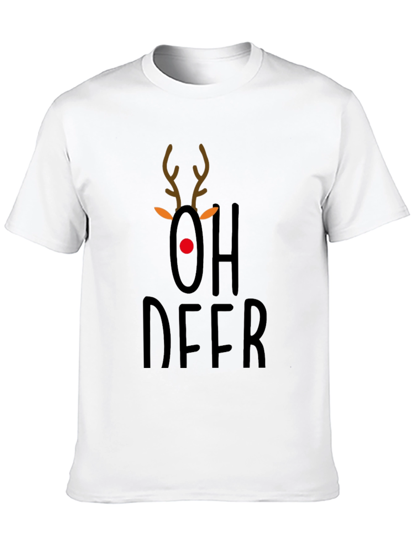 Oh Deer Graphic Tee - Christmas Holiday T-Shirt