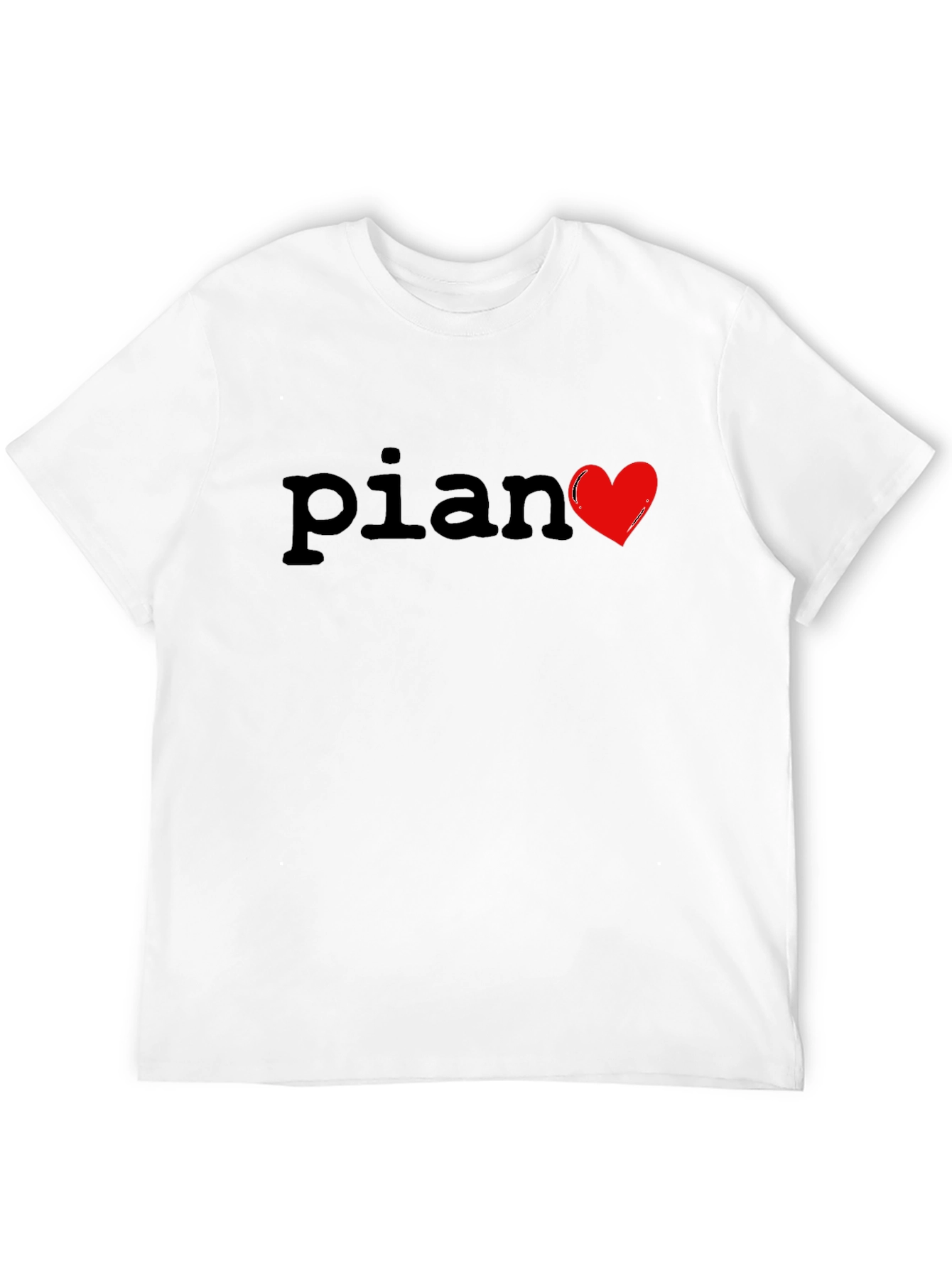 Piano Heart T-Shirt - Musician Apparel