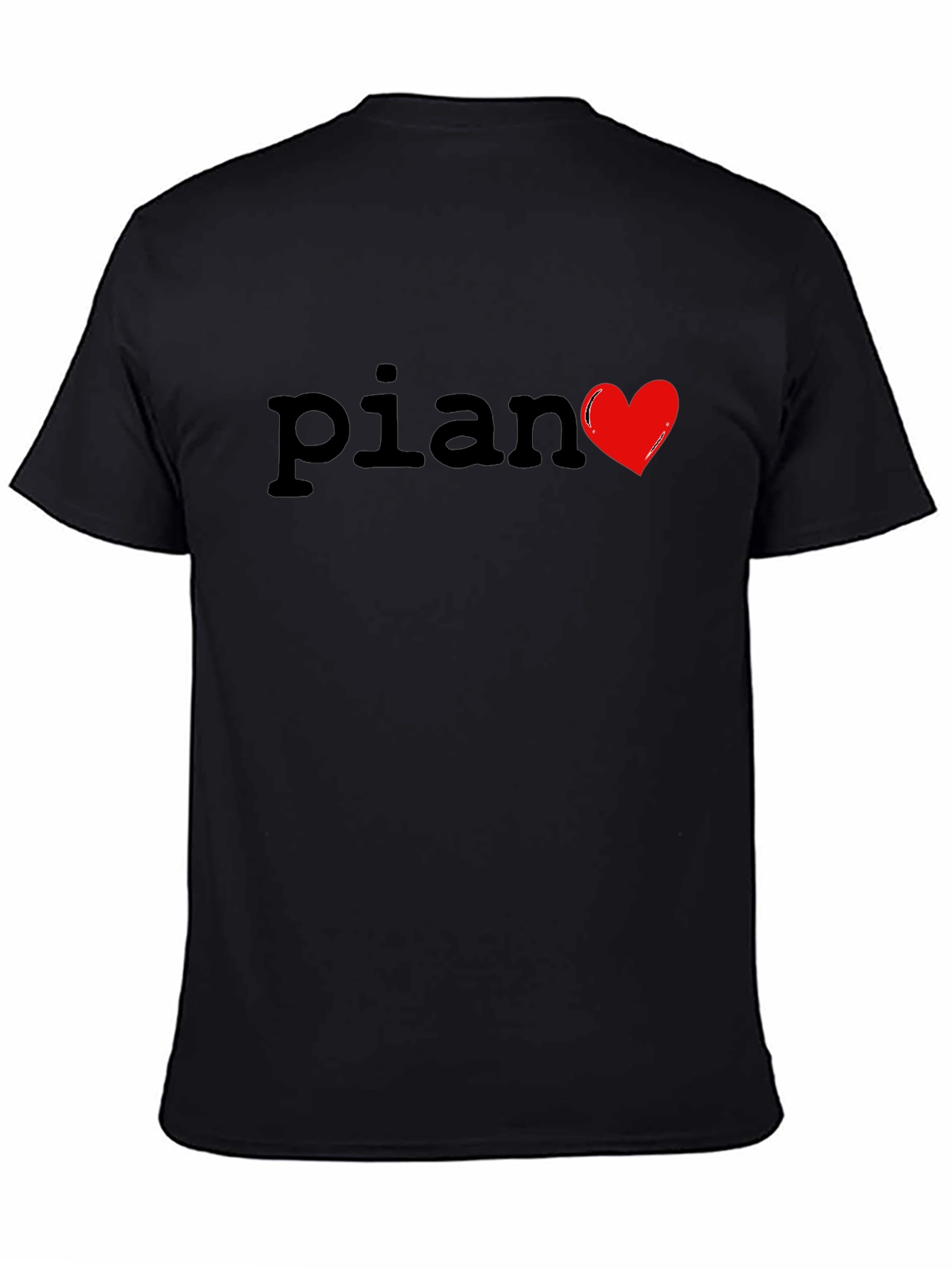Piano Heart T-Shirt - Musician Apparel