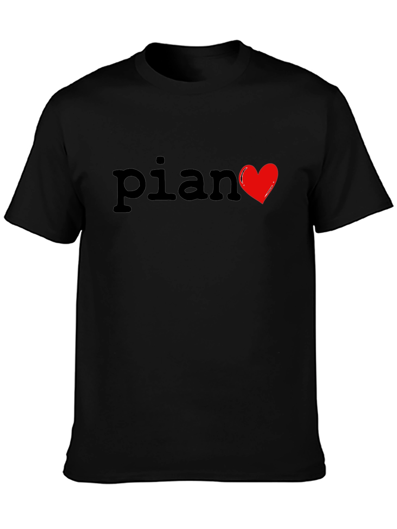Piano Heart T-Shirt - Musician Apparel