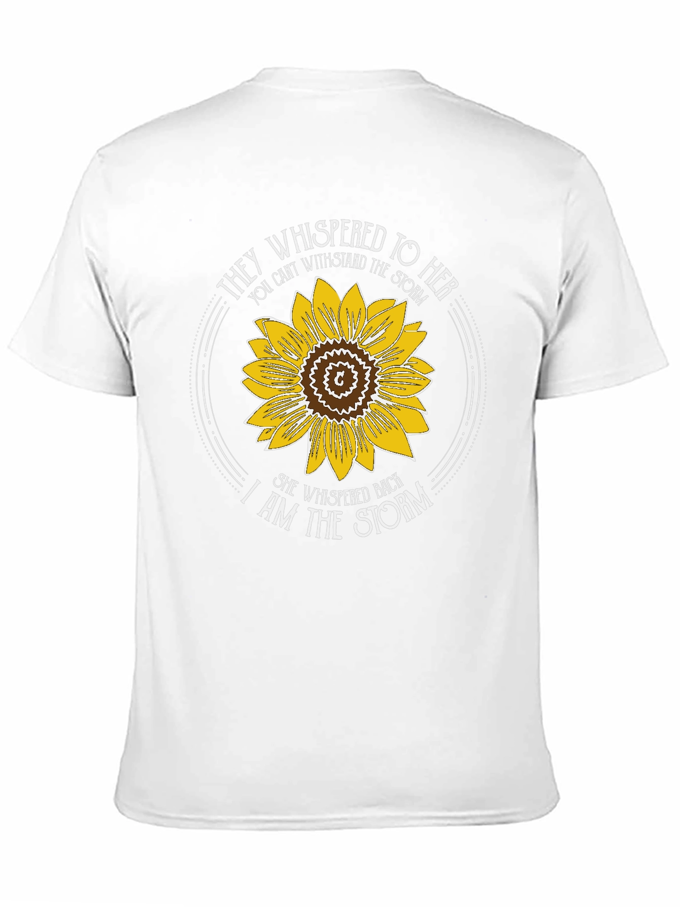 They Whispered to Her T-Shirt Sunflower Graphic Tee