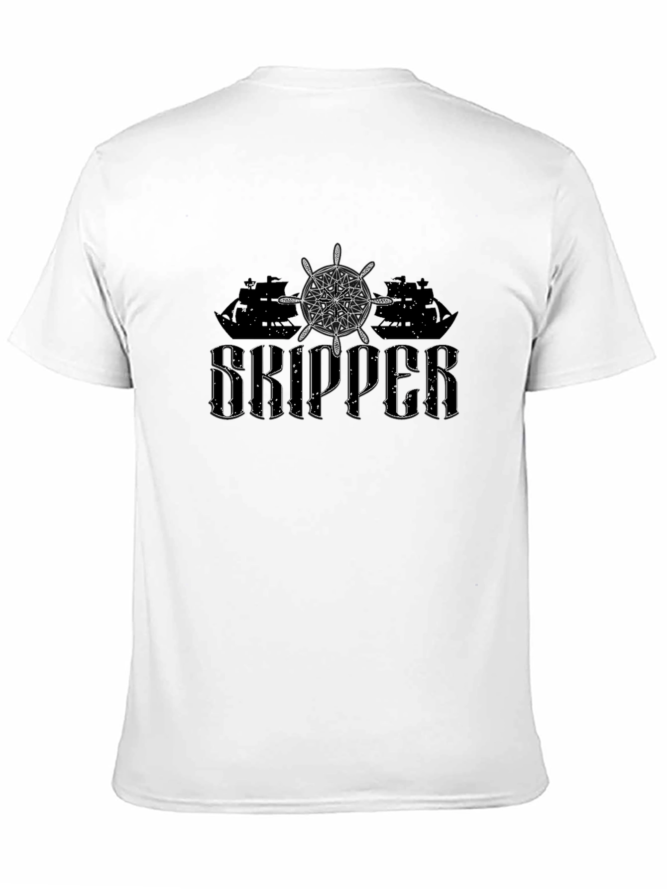 Skipper Graphic Tee - Nautical Style