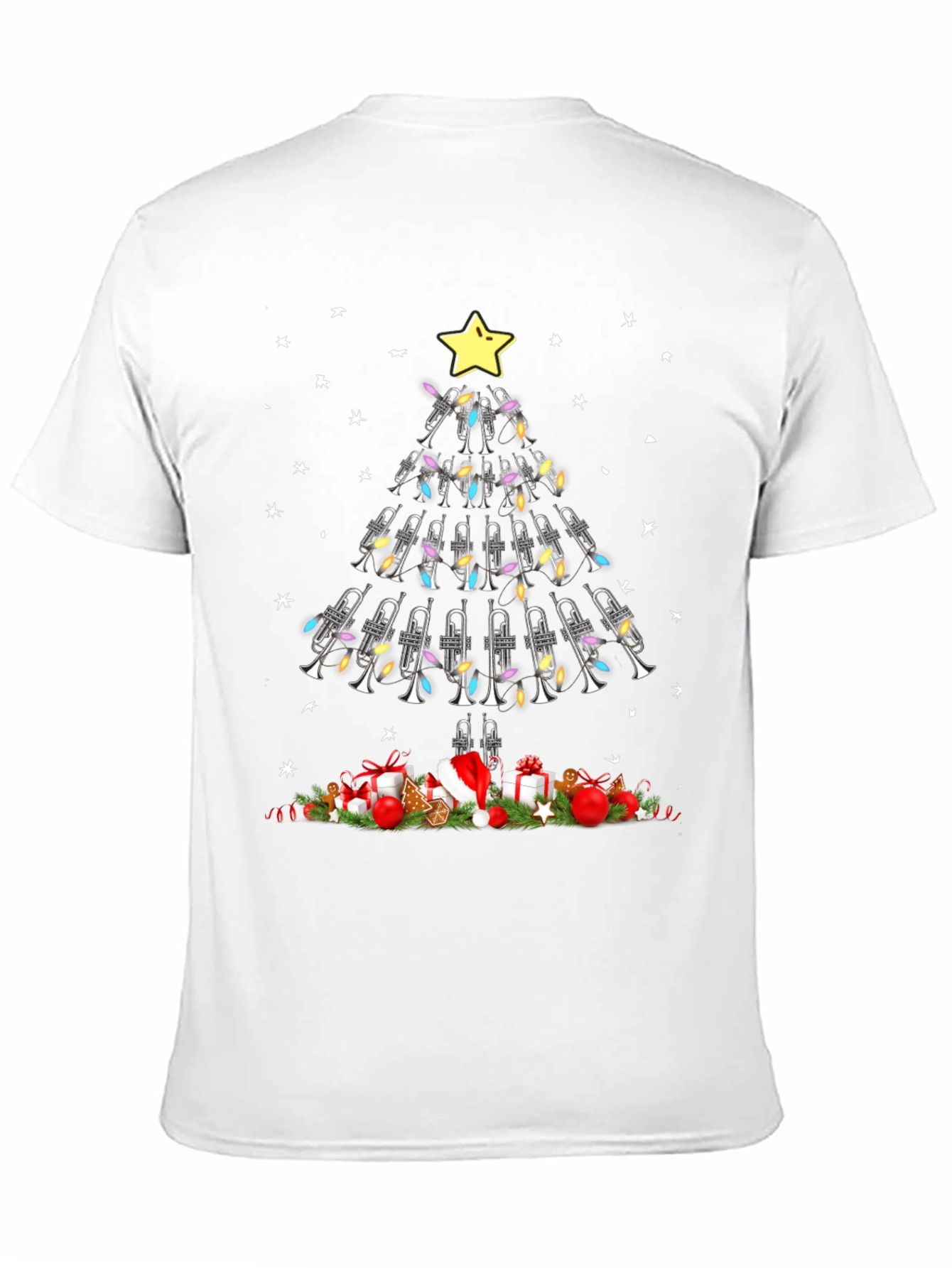 Trumpet Christmas Tree T-Shirt