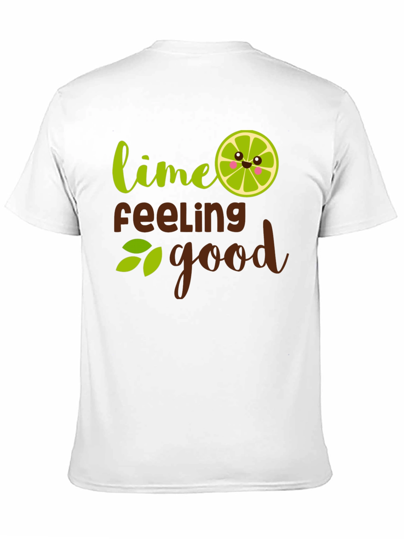 Lime Feeling Good Black T-Shirt