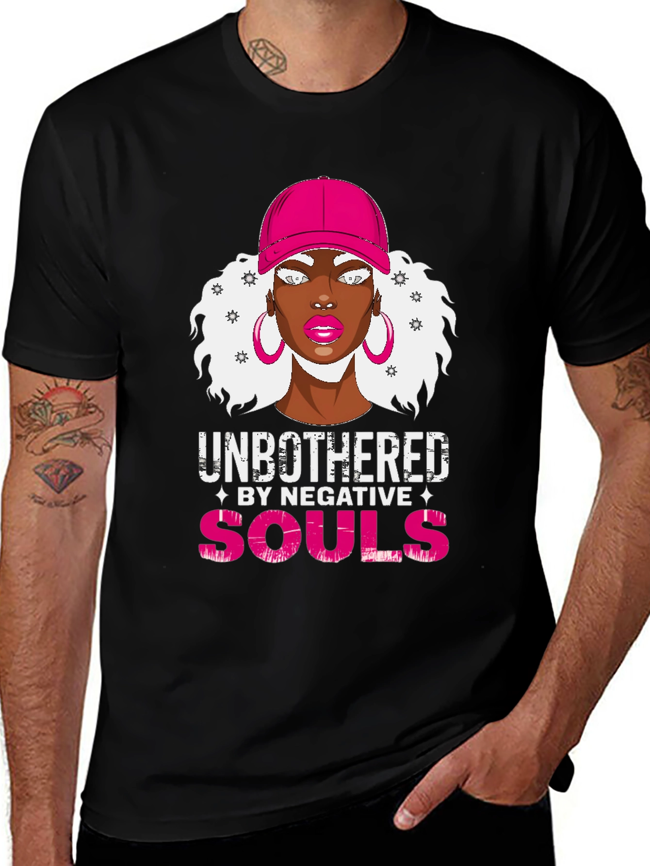 Unbothered By Negative Souls Graphic Tee