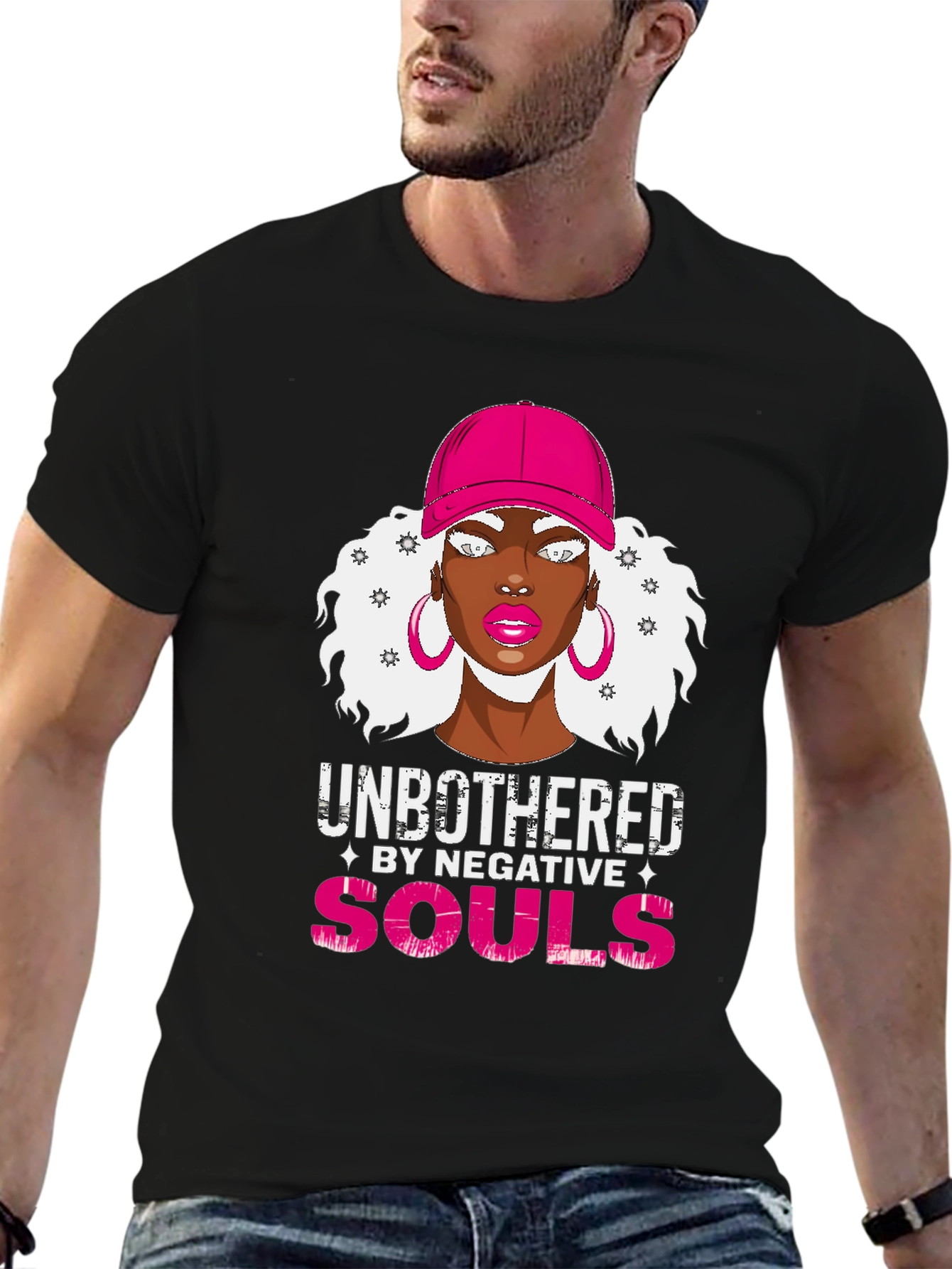 Unbothered By Negative Souls Graphic Tee