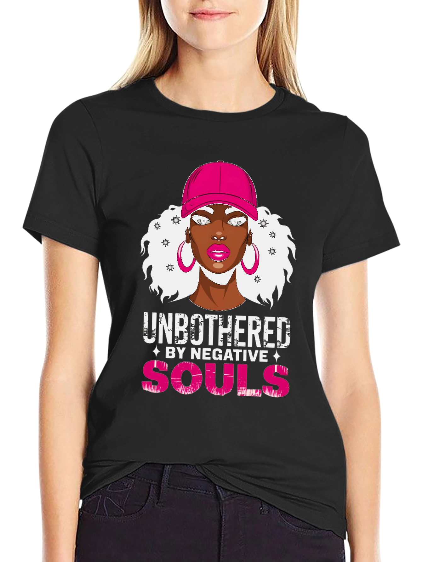 Unbothered By Negative Souls Graphic Tee