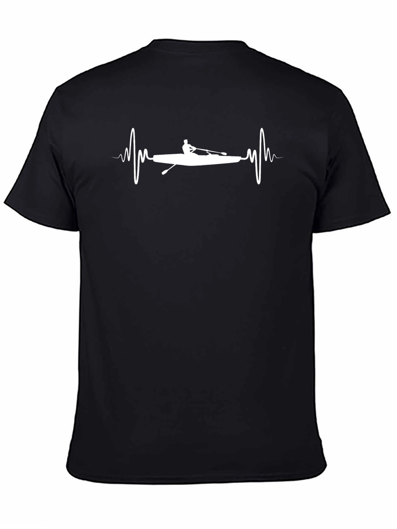Rowing Heartbeat T-Shirt - Passionate Sport Tee