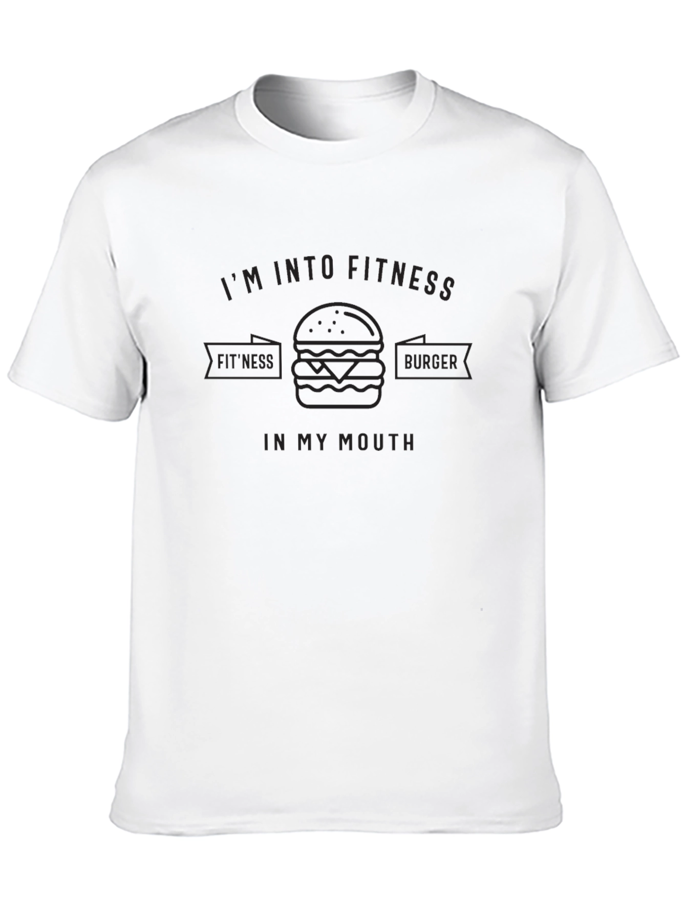 Fitness Burger Black T-Shirt