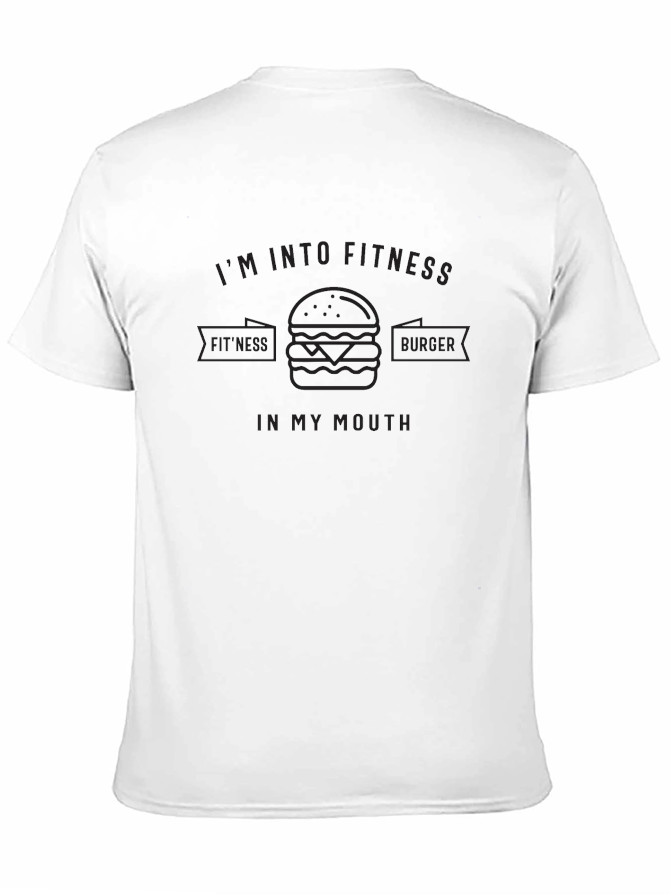 Fitness Burger Black T-Shirt