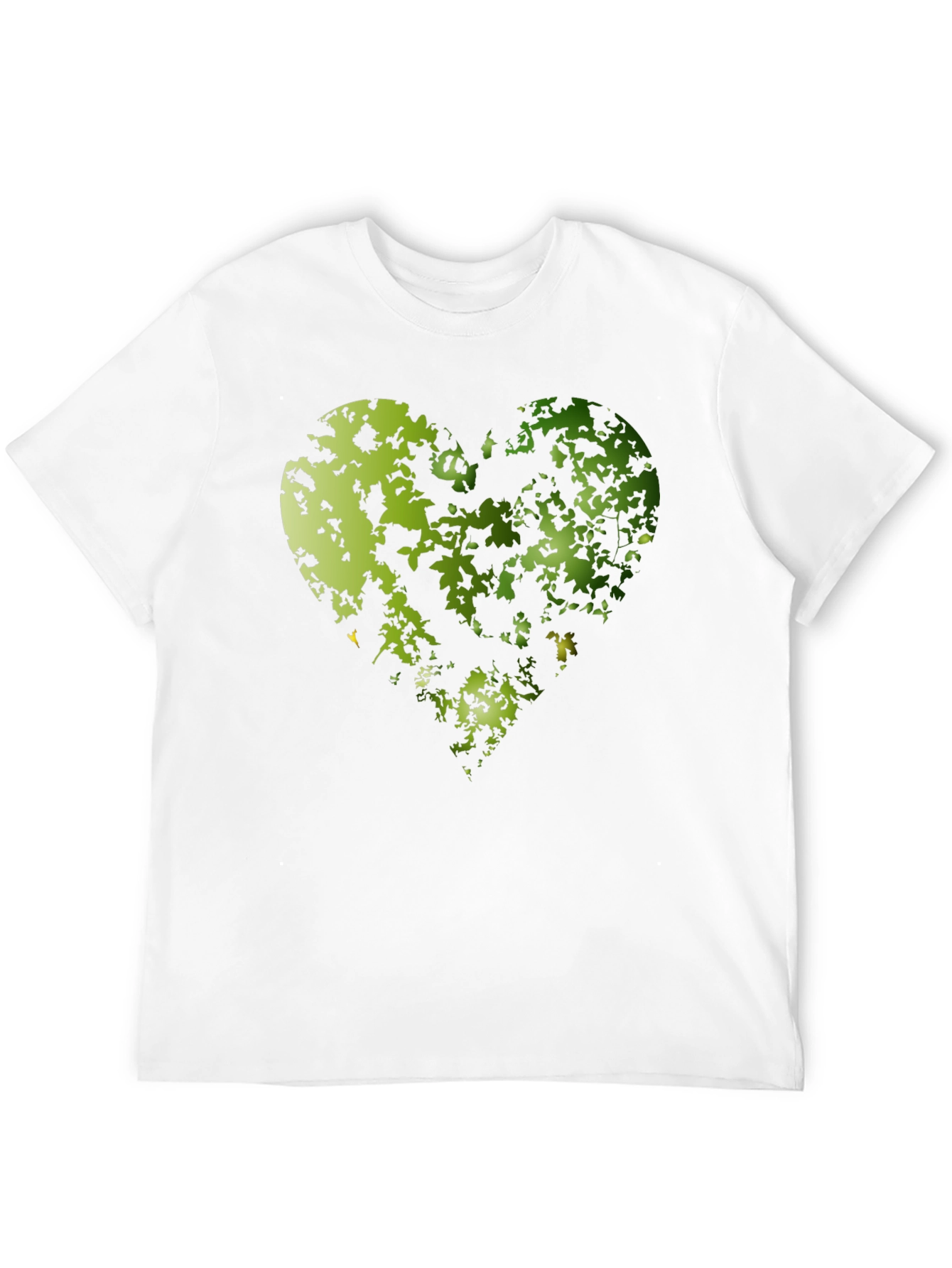 Nature Heart Graphic Tee - Black