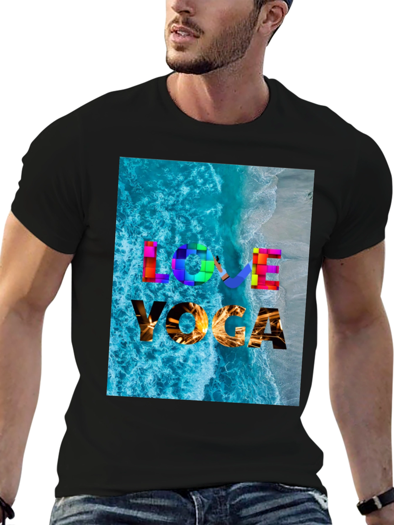 Love Yoga Beach T-Shirt