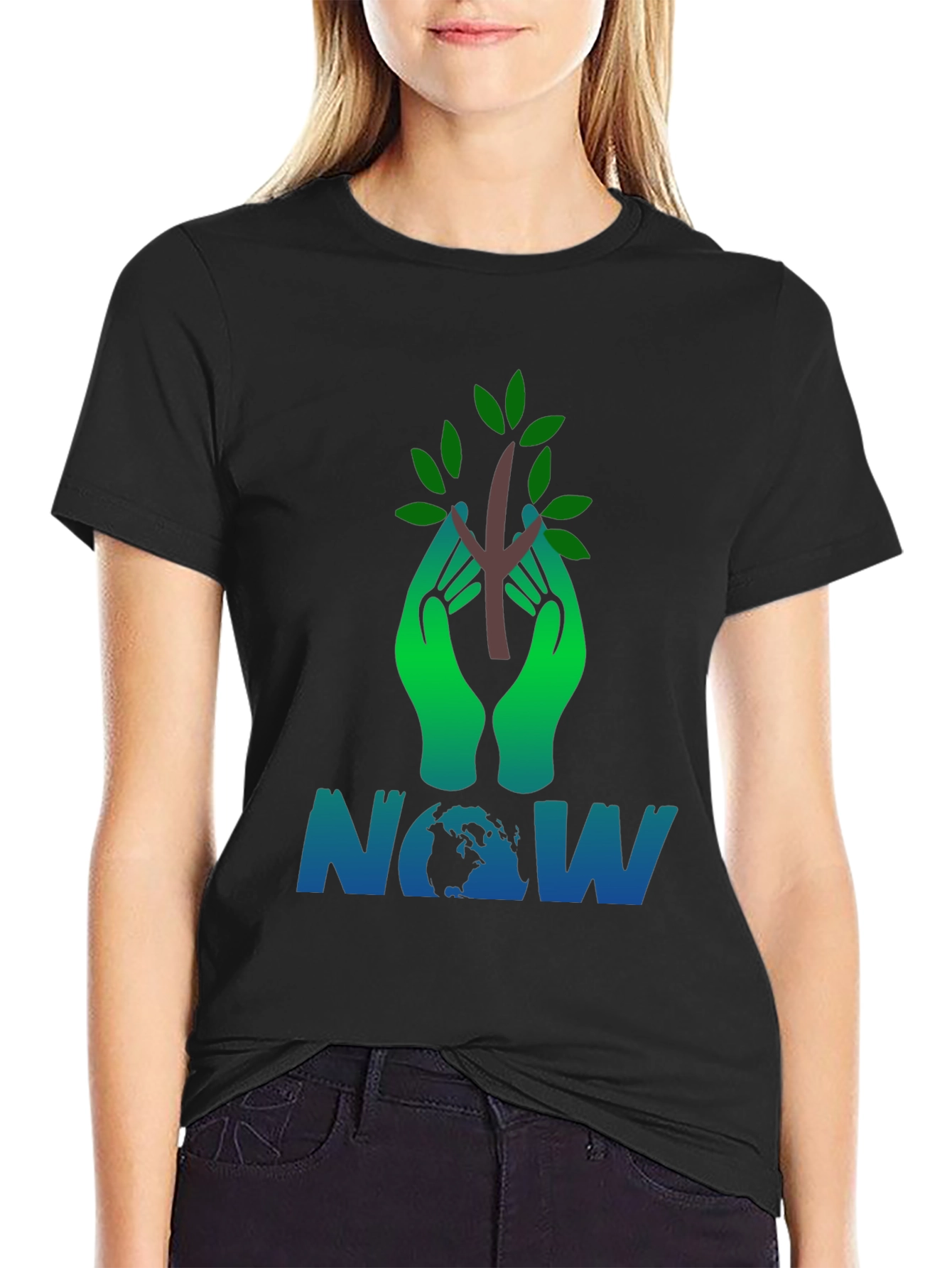 Eco-Friendly Tree NOW Graphic Tee