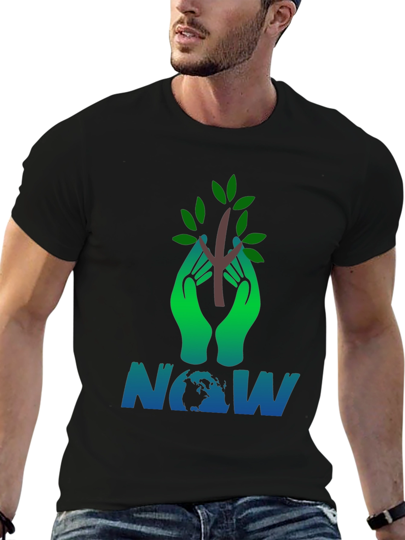 Eco-Friendly Tree NOW Graphic Tee