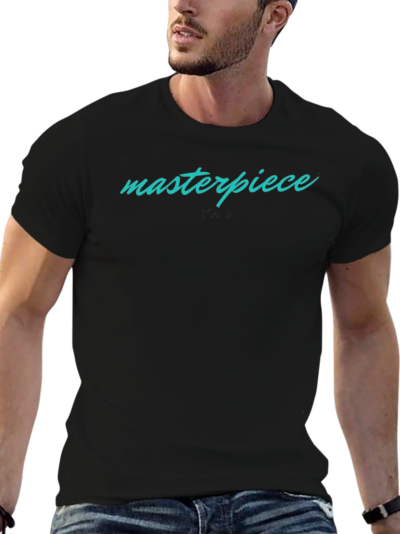 Masterpiece Graphic Tee - Black Casual Wear