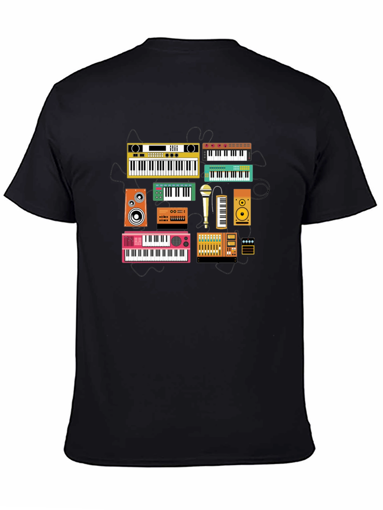 Keyboard Instrument Graphic T-Shirt