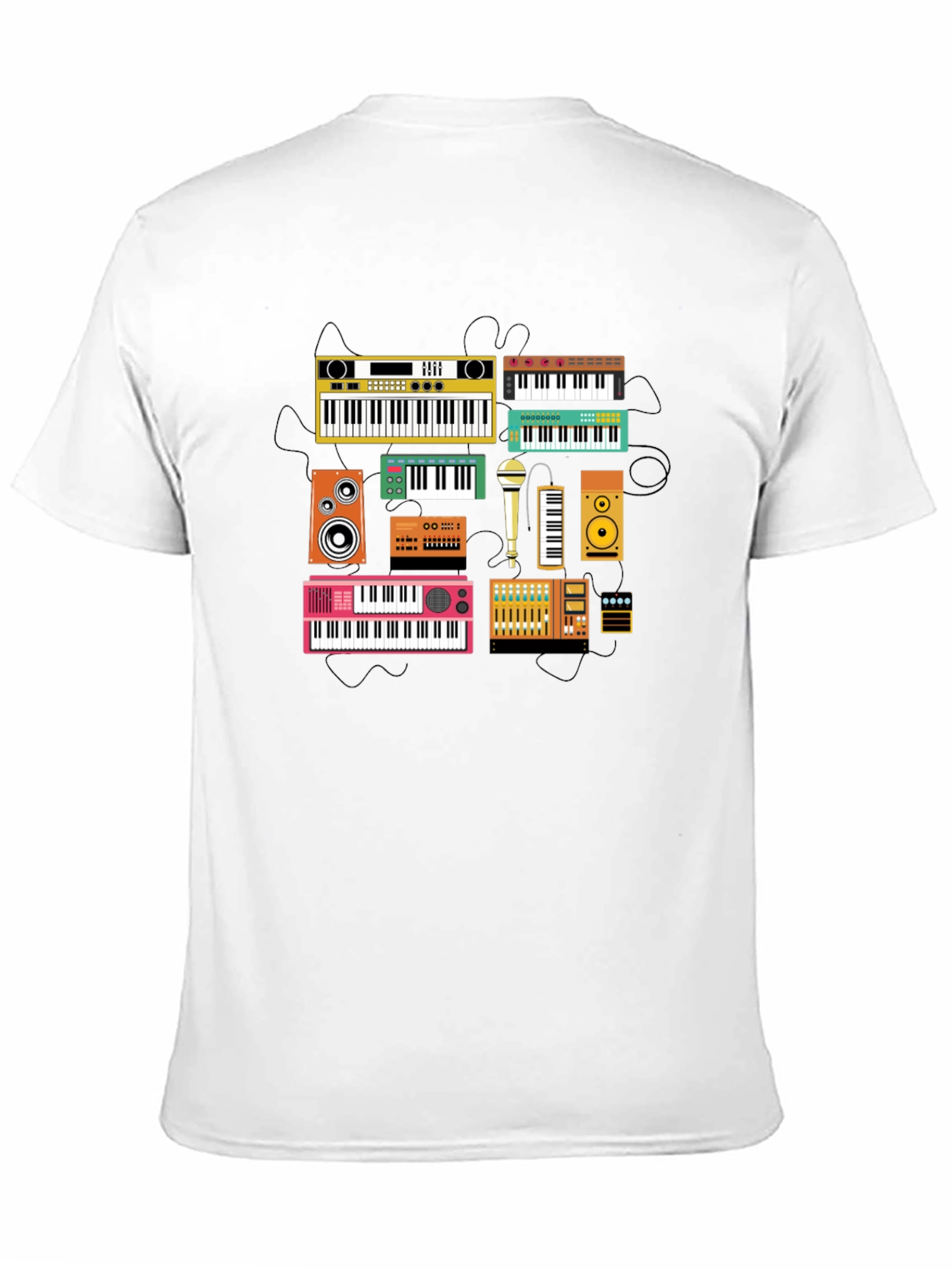 Keyboard Instrument Graphic T-Shirt