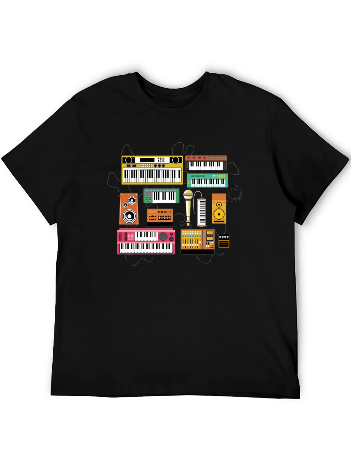 Keyboard Instrument Graphic T-Shirt