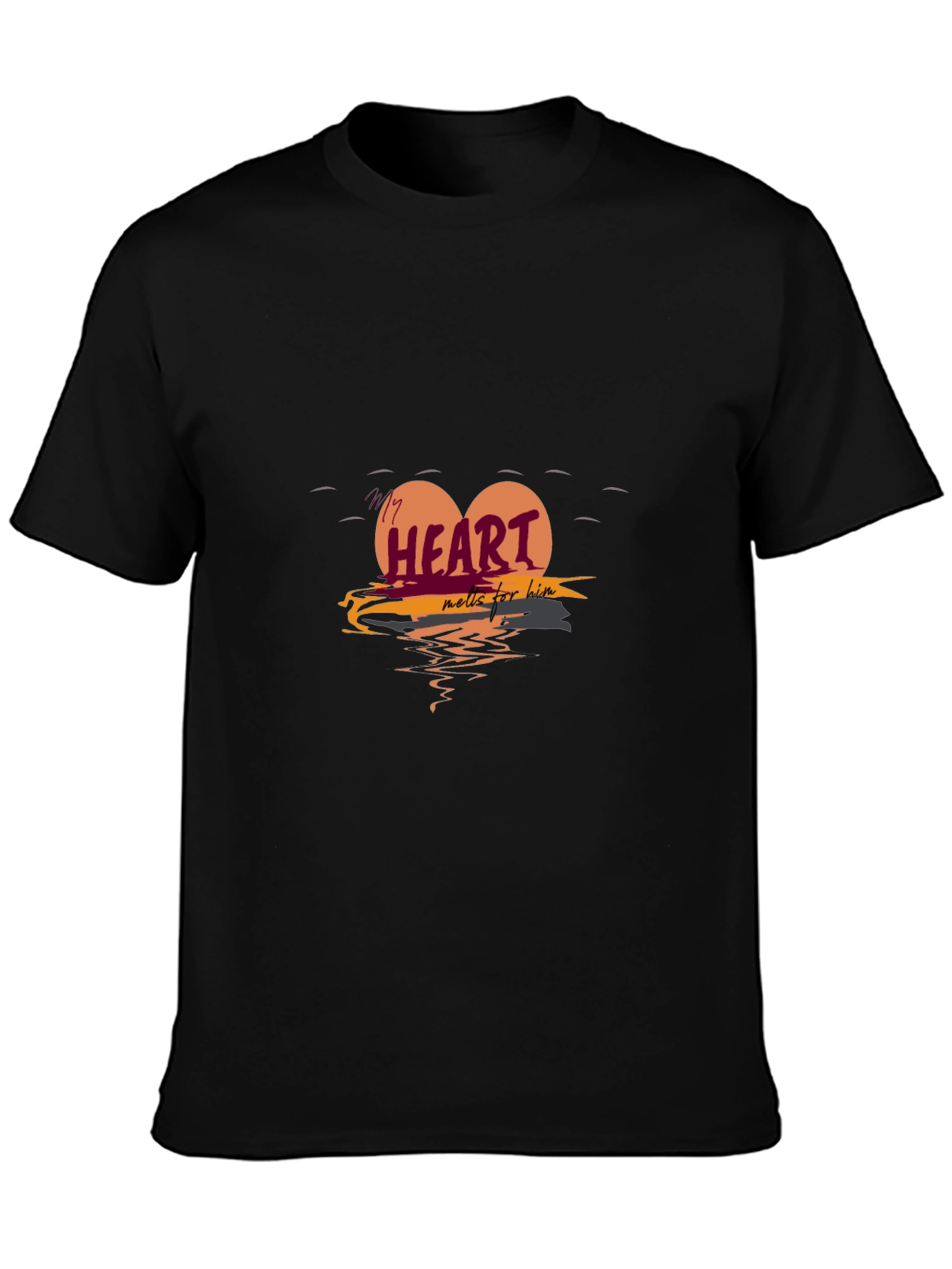 Heart Melts For Him Graphic Tee