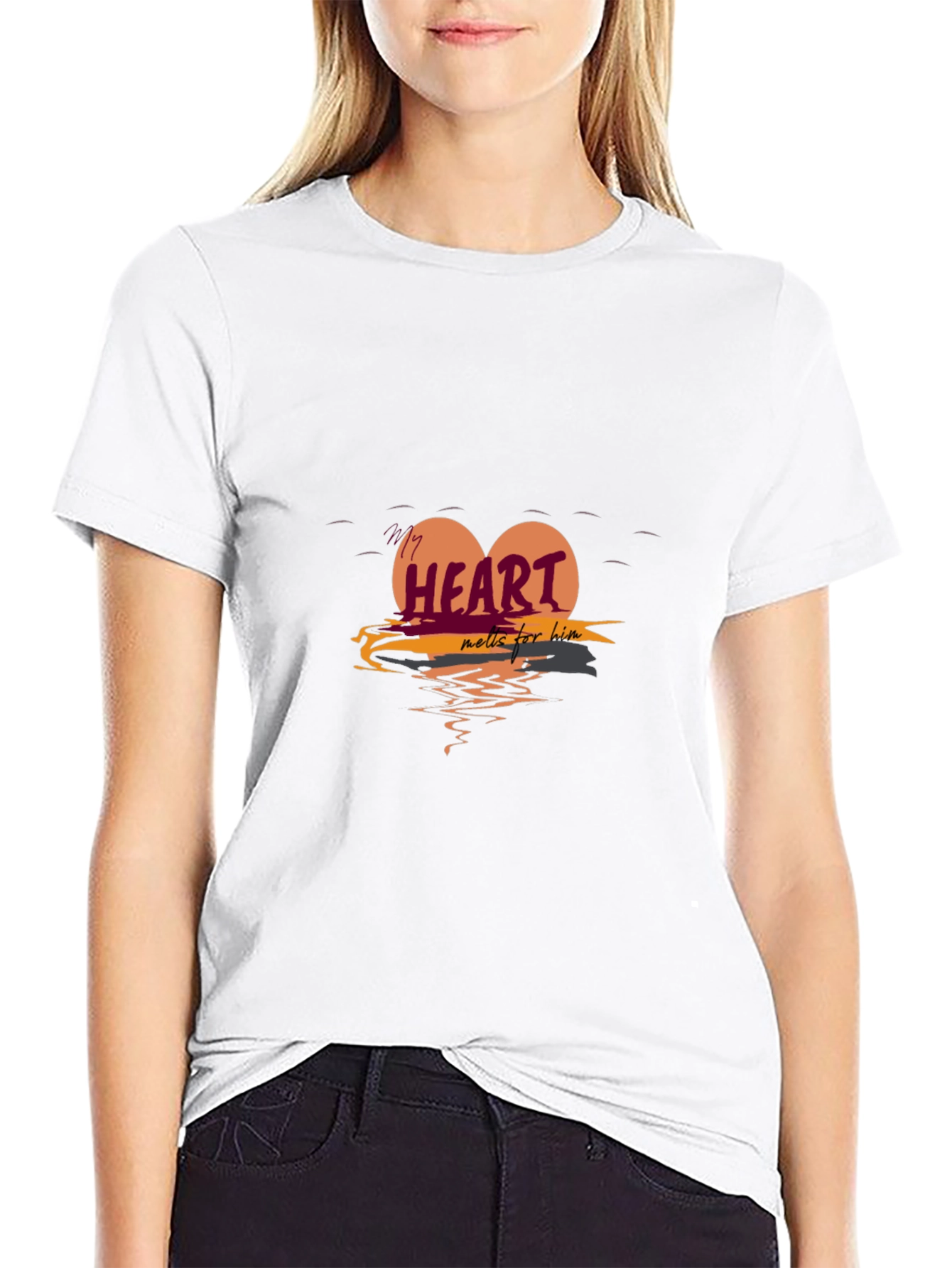 Heart Melts For Him Graphic Tee