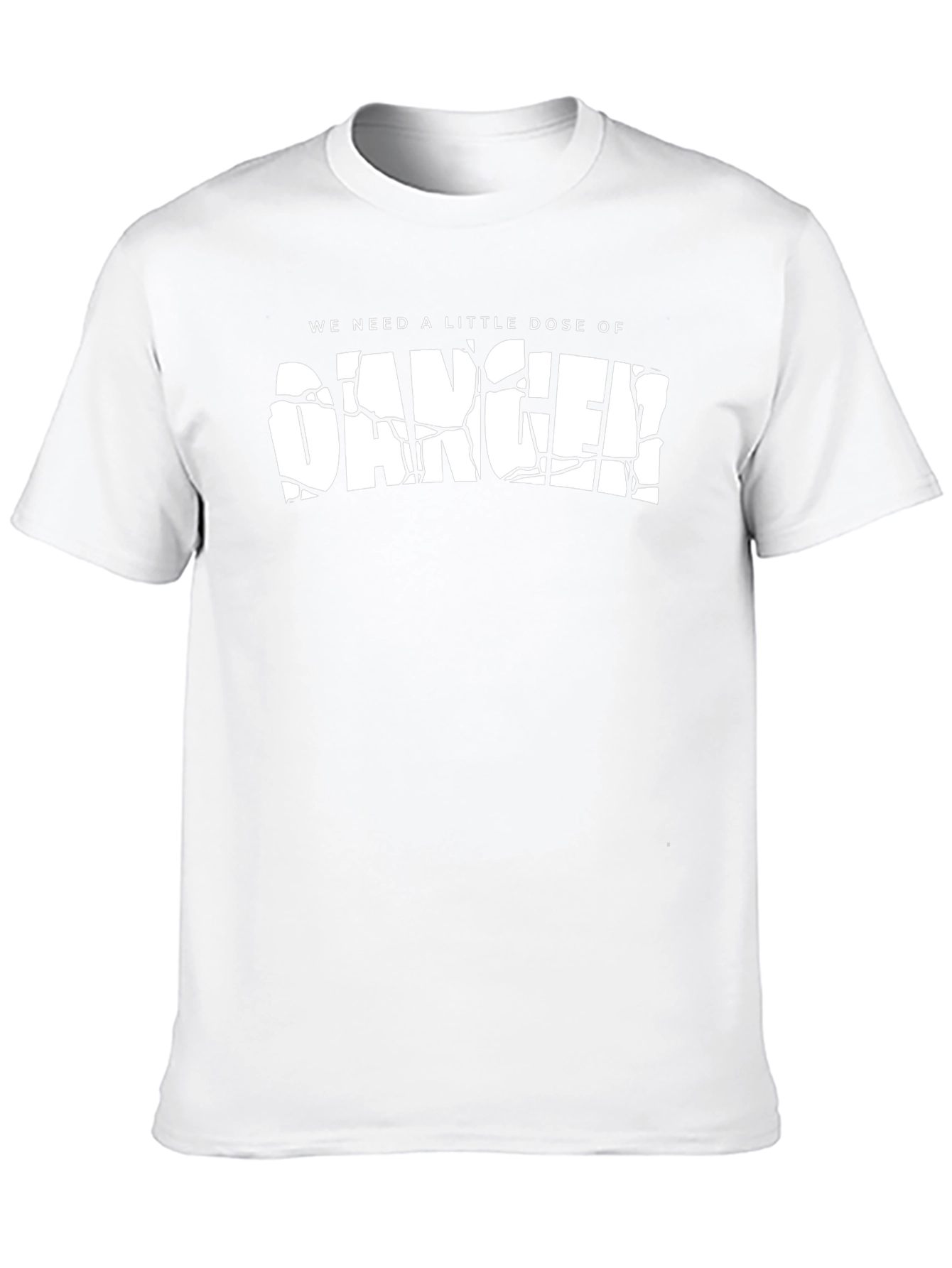 Danger T-Shirt - Short Sleeve Crew Neck
