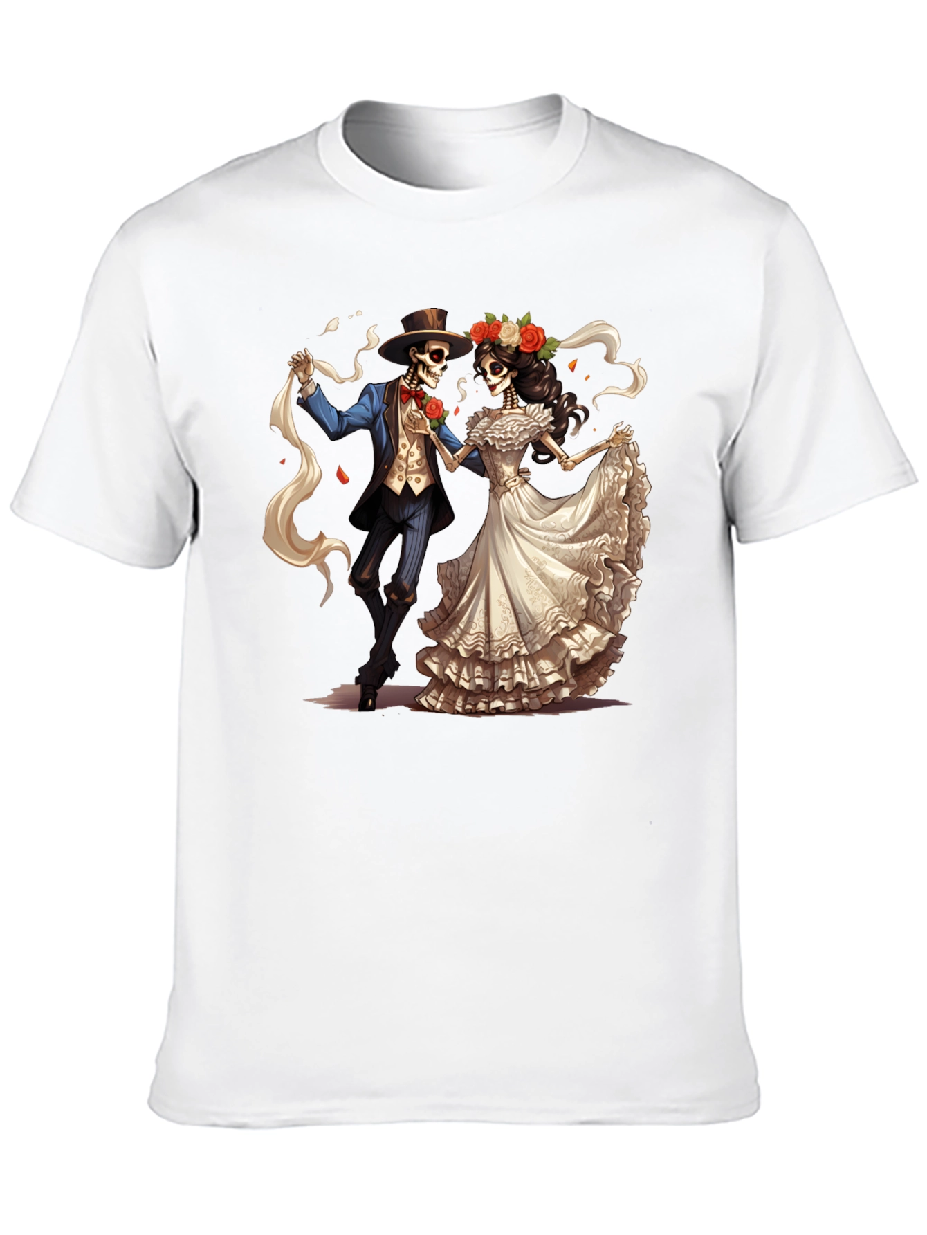 Dancing Skeletons Graphic Tee - Day of the Dead